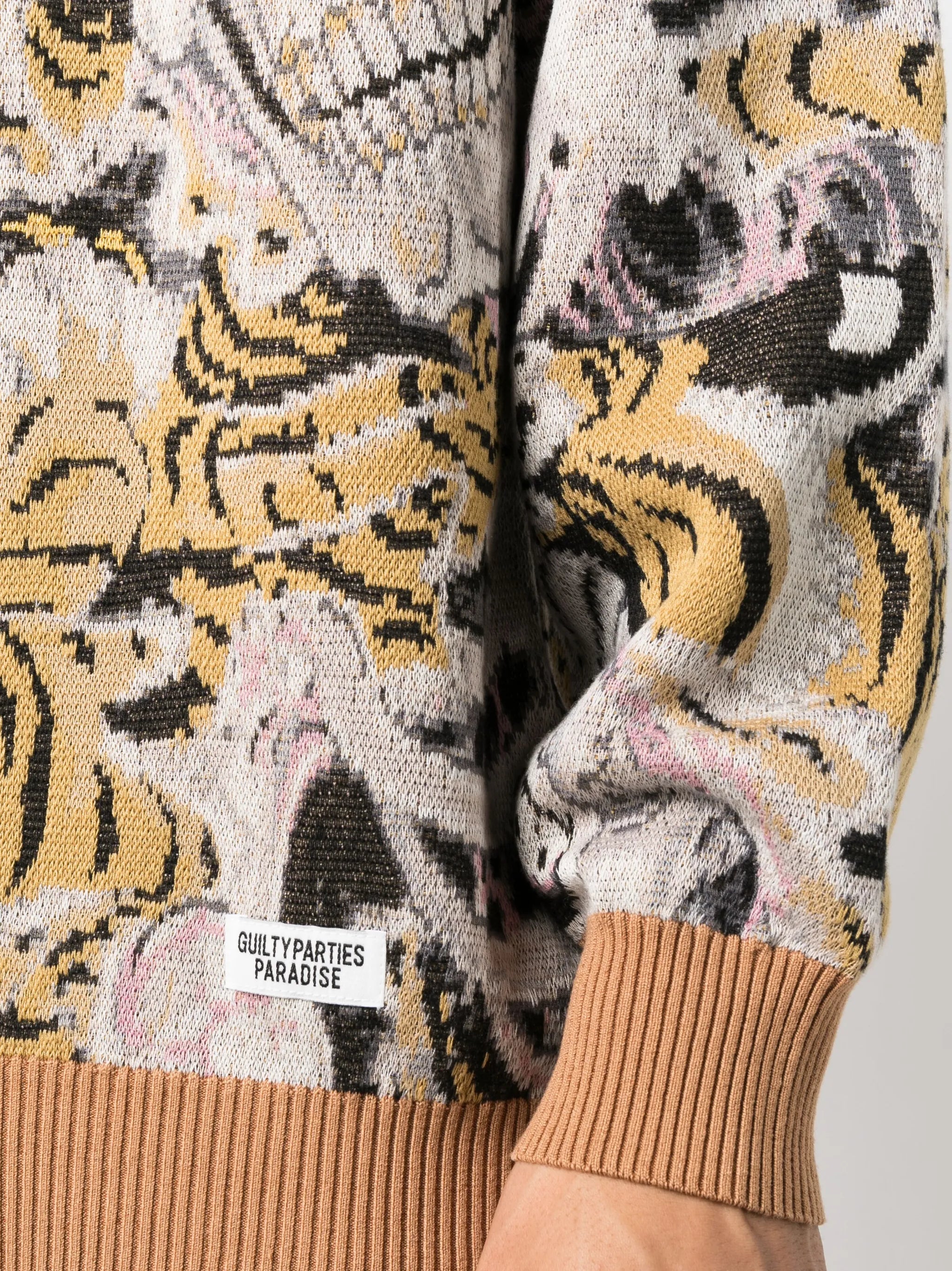 graphic-print cotton sweatshirt