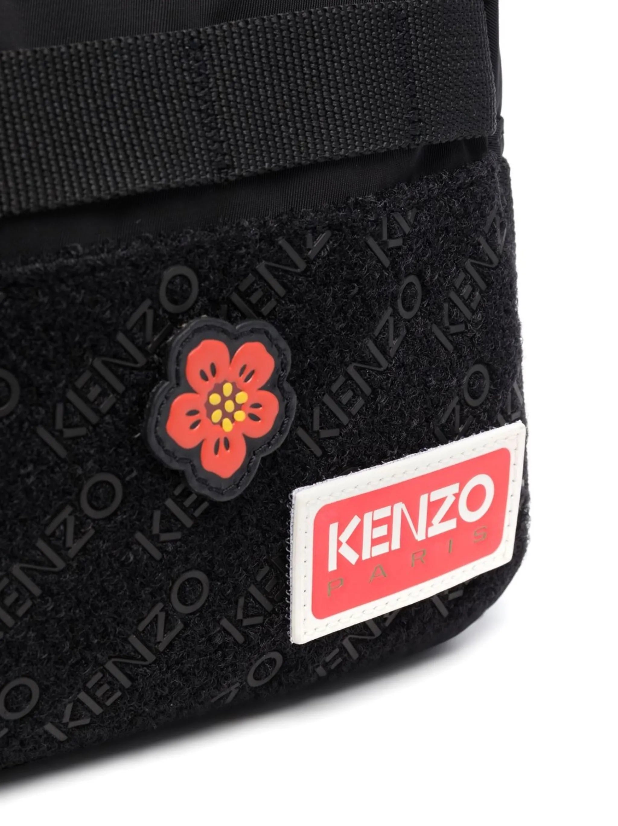 logo-patch shoulder bag