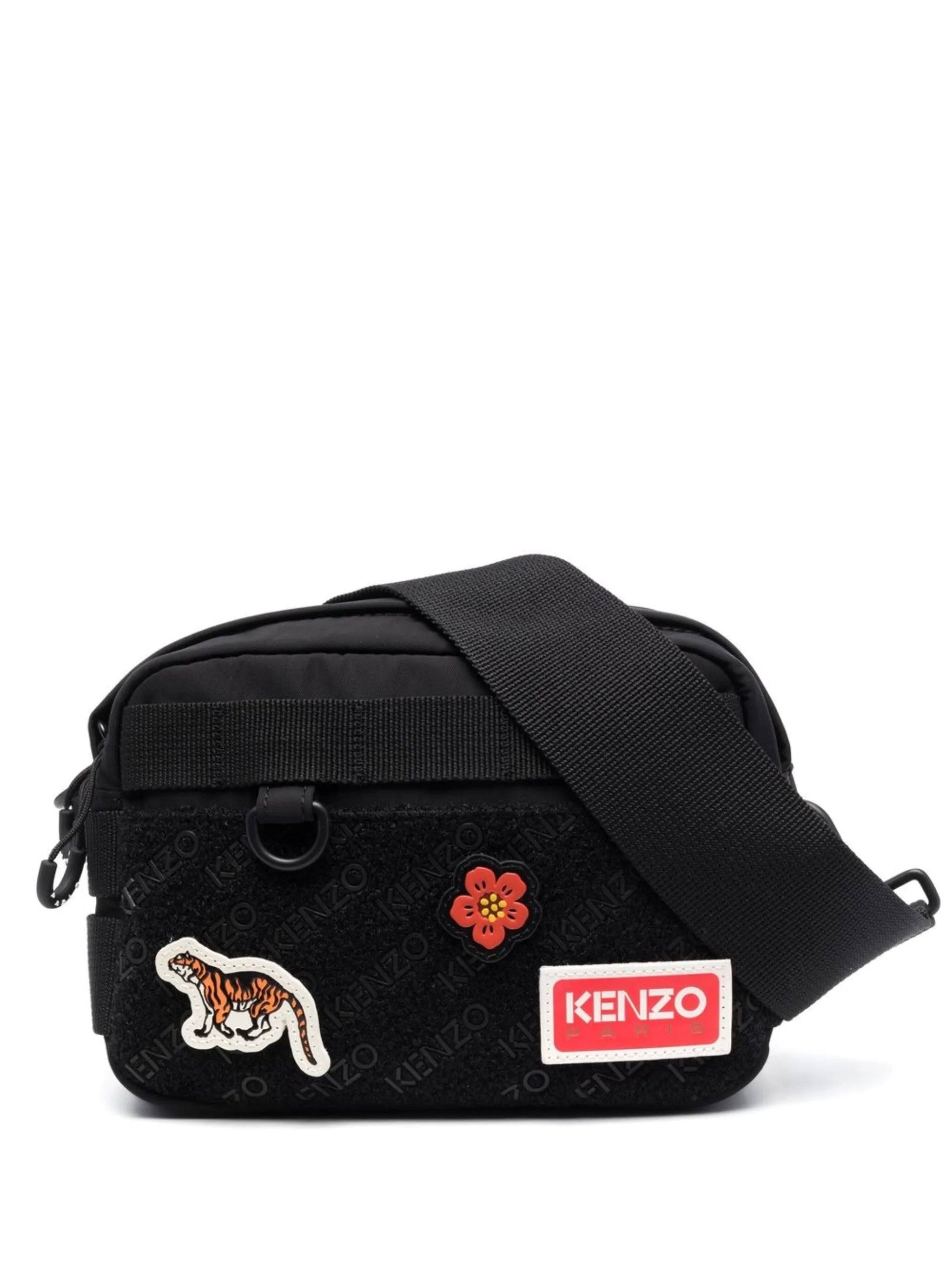 logo-patch shoulder bag
