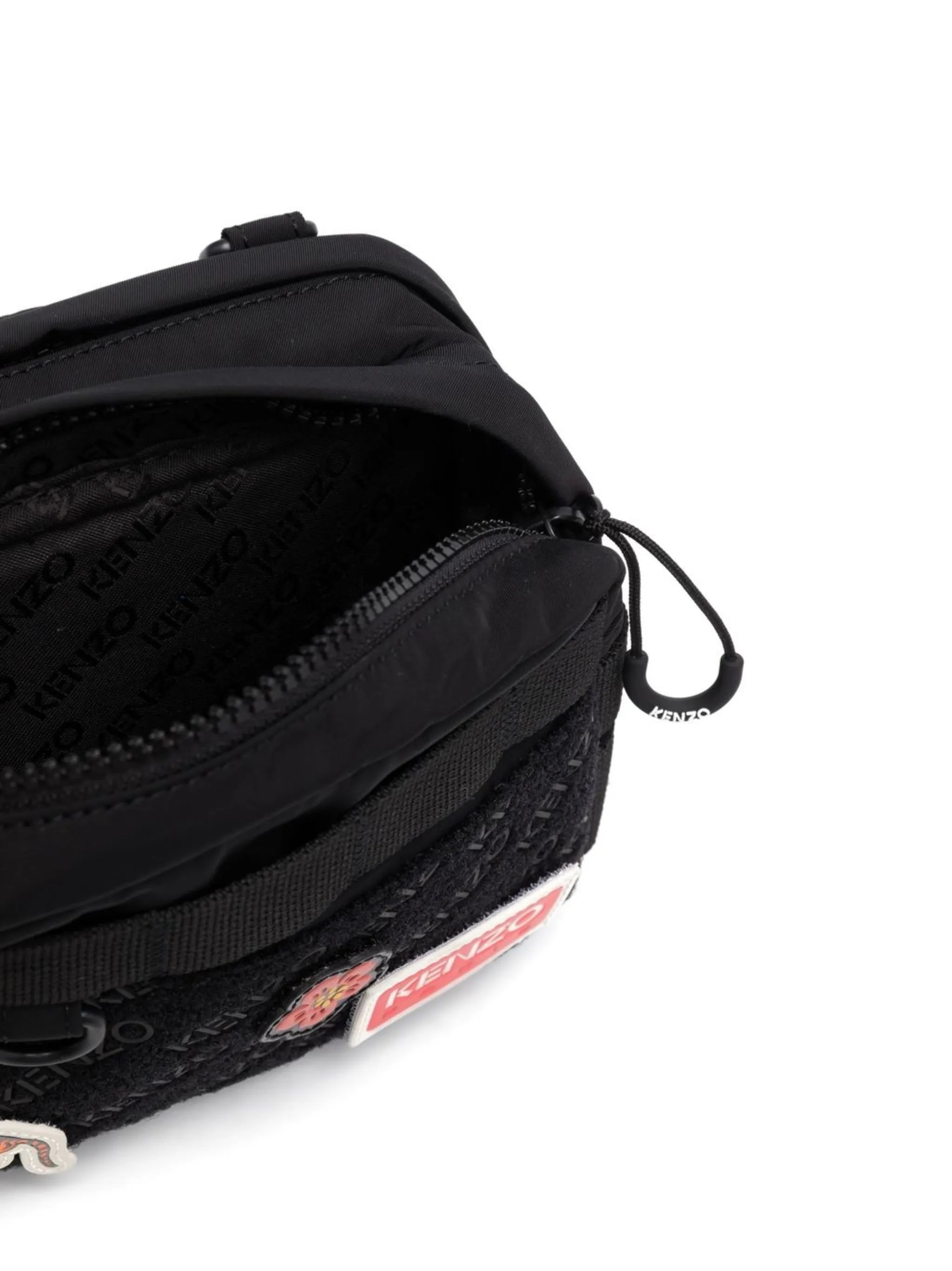 logo-patch shoulder bag