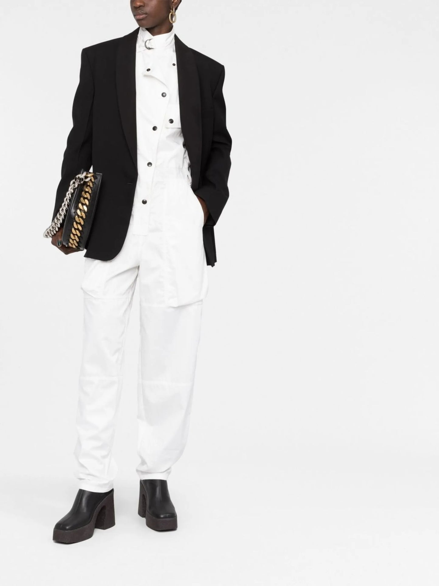 single-breasted blazer
