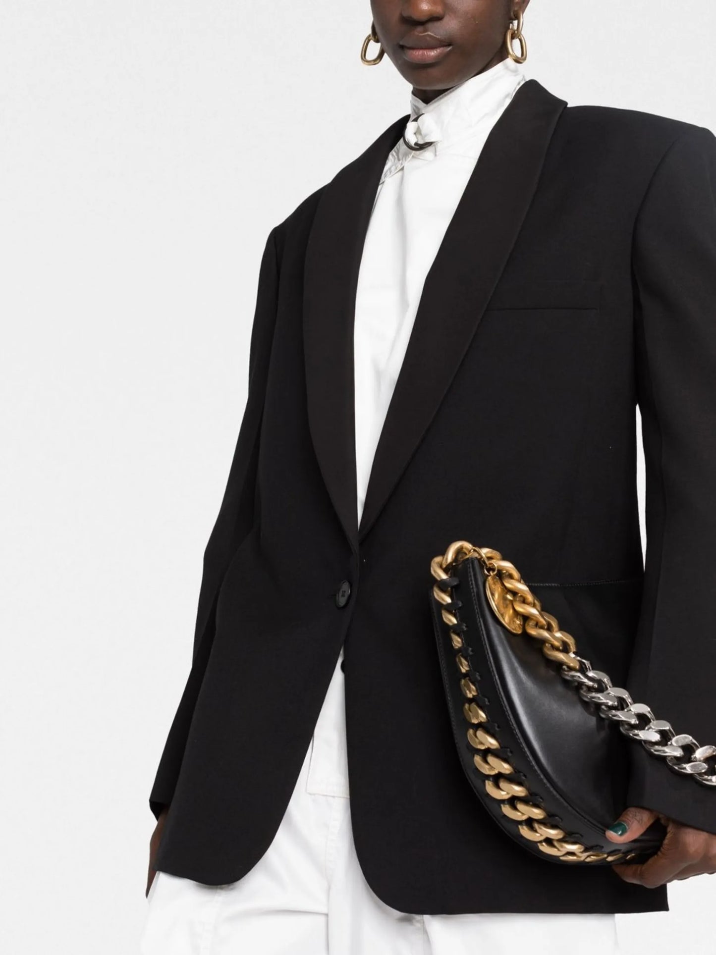 single-breasted blazer