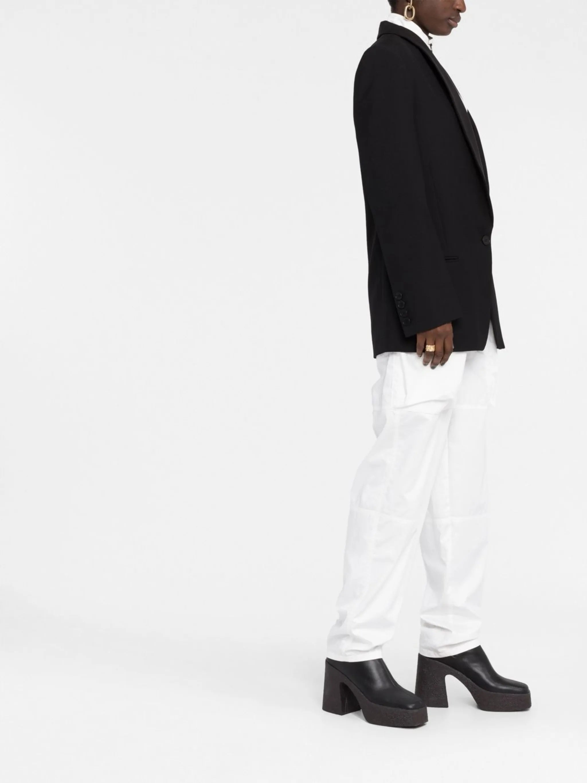 single-breasted blazer