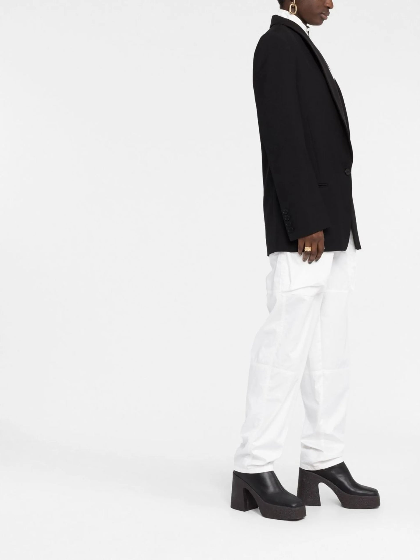 single-breasted blazer