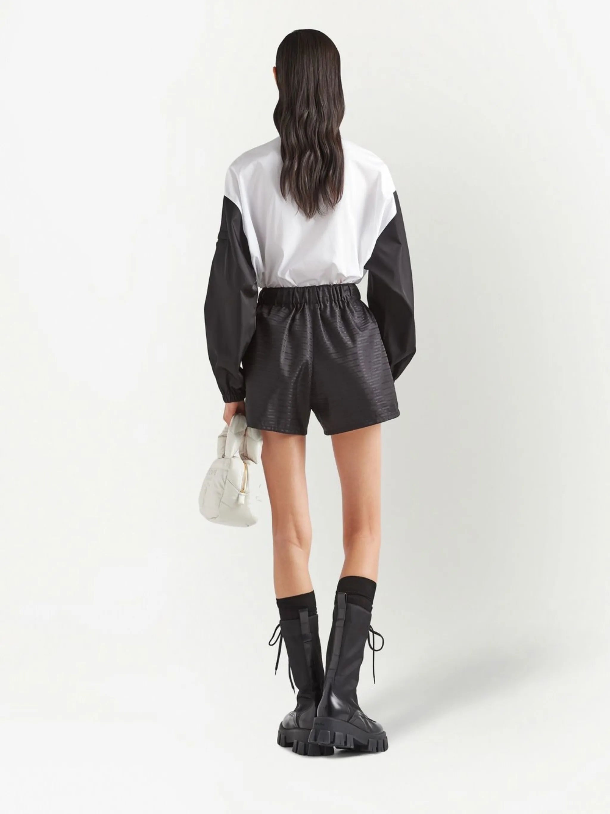 Re-Nylon poplin shirt