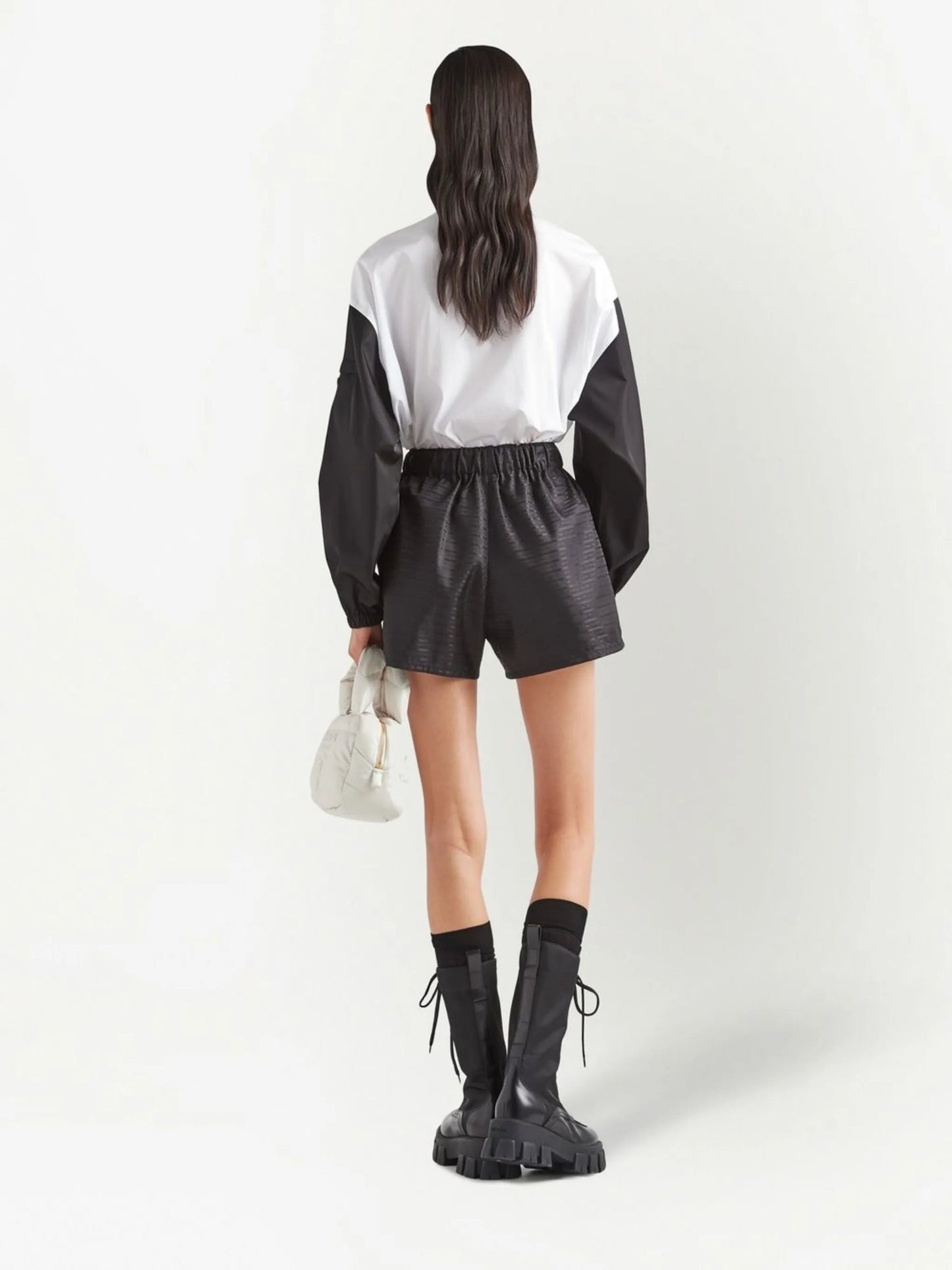 Re-Nylon poplin shirt