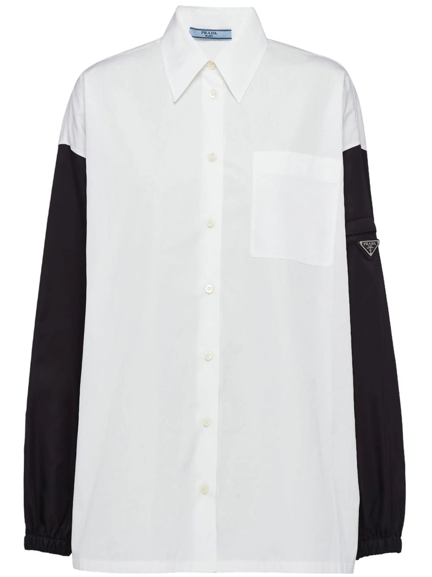 Re-Nylon poplin shirt