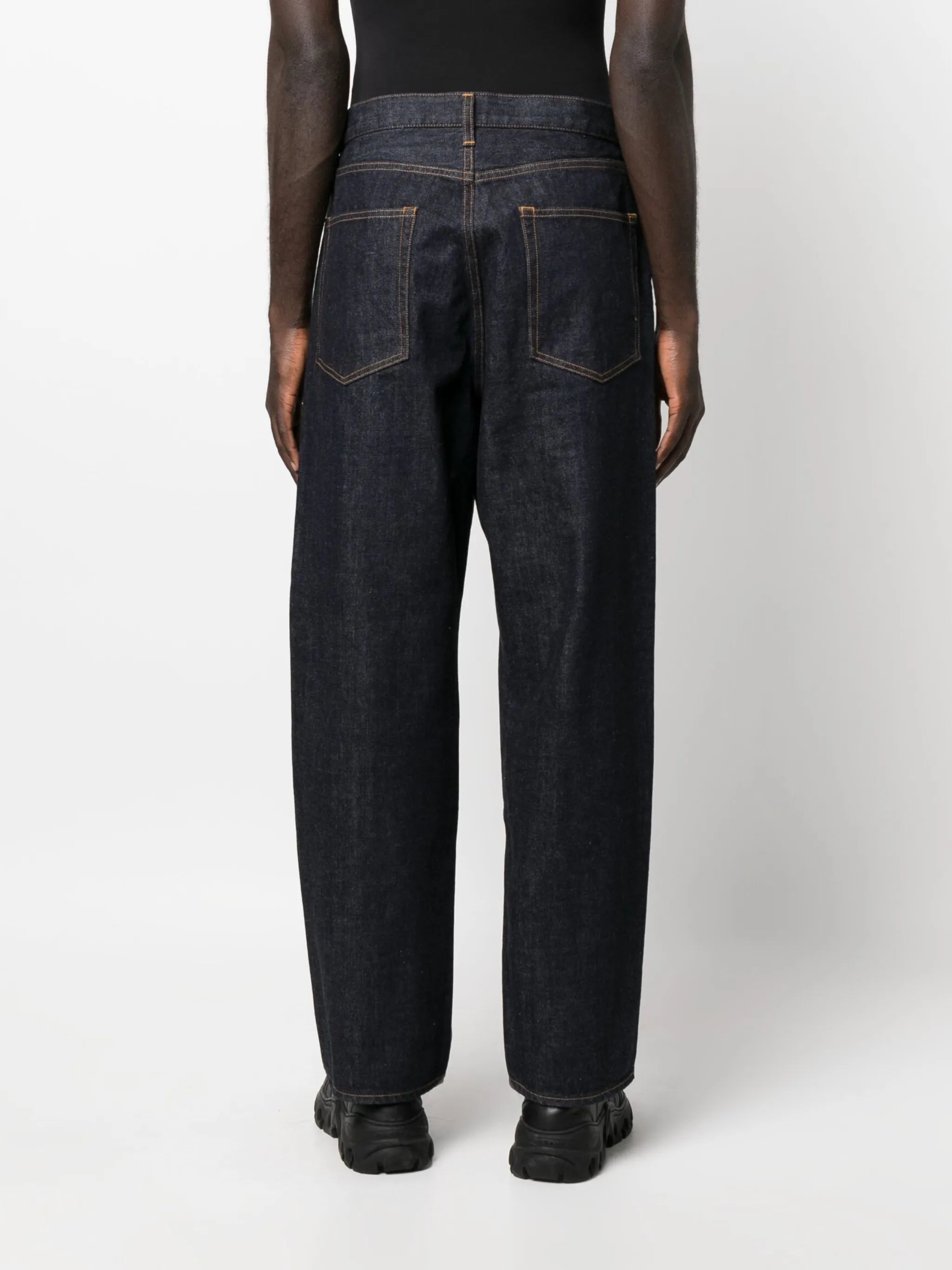 wide-leg cotton cargo pants