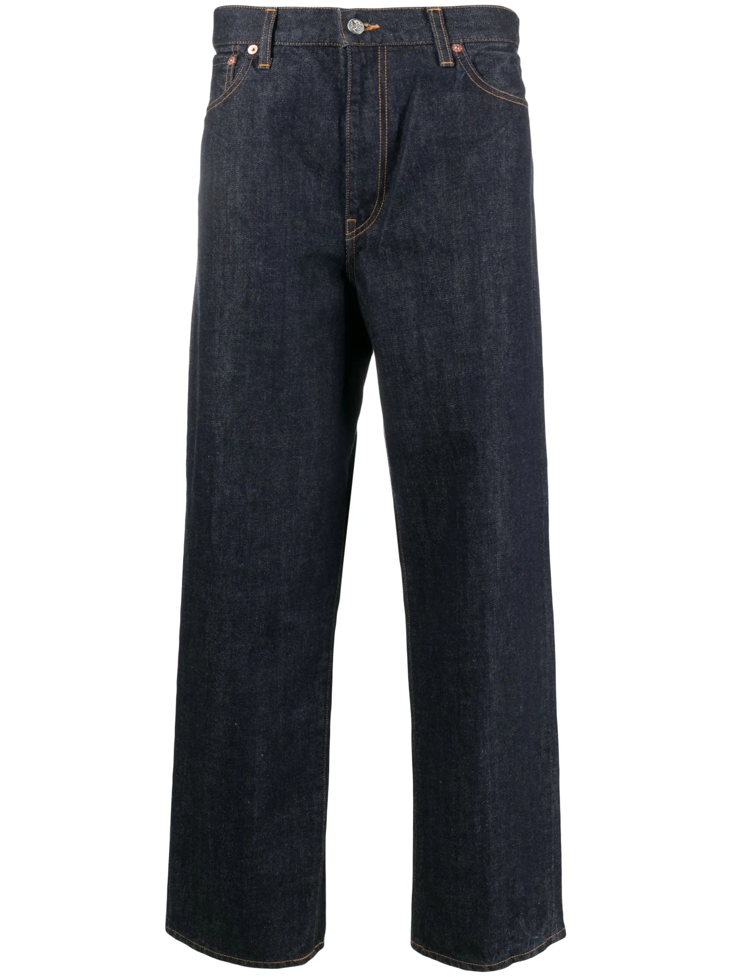 wide-leg cotton cargo pants