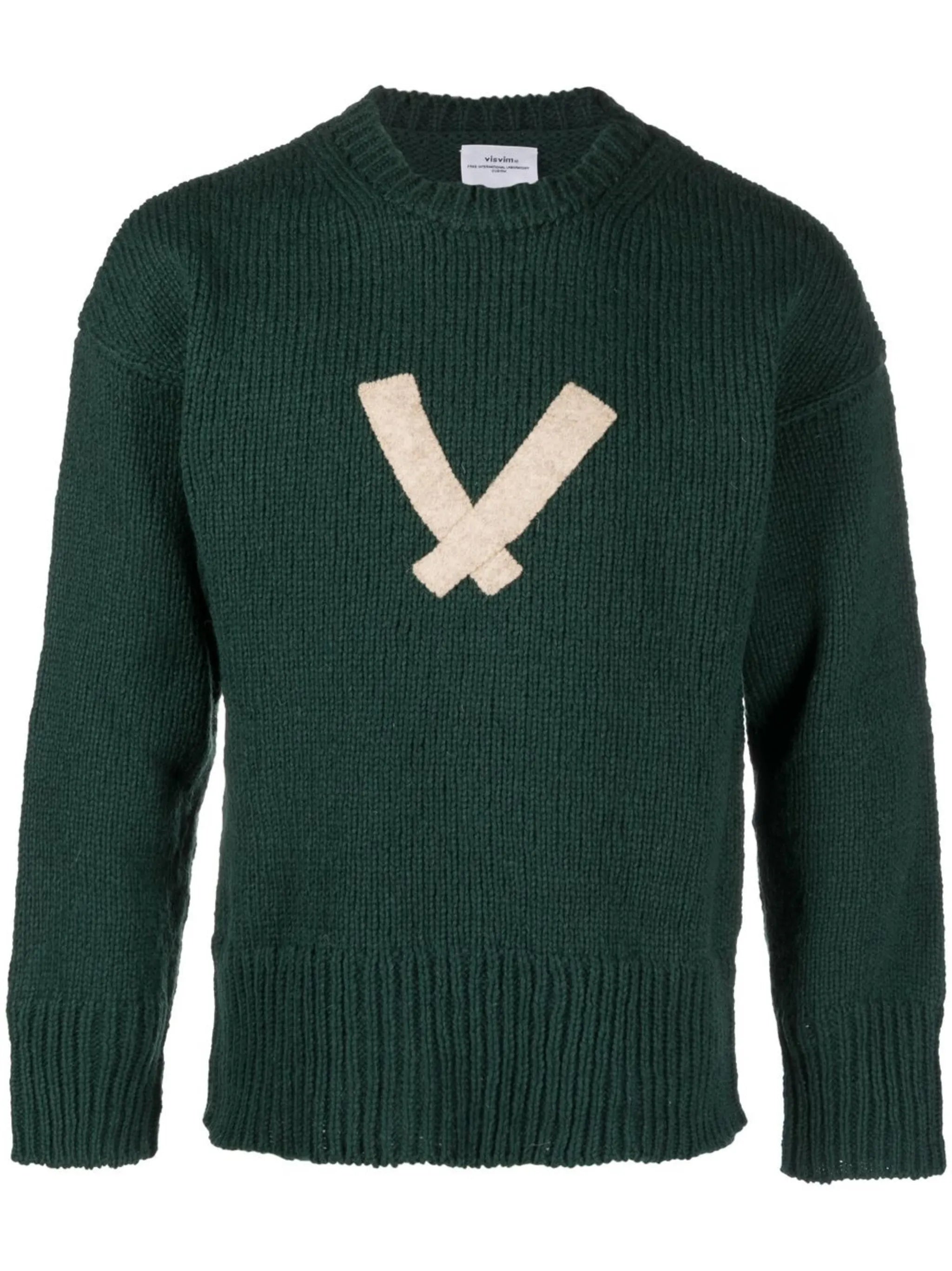 Letterman woollen jumper