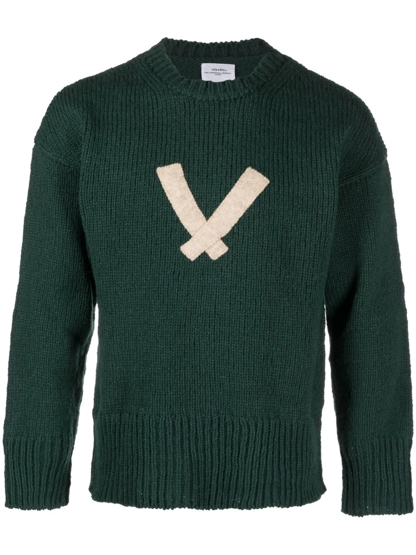 Letterman woollen jumper