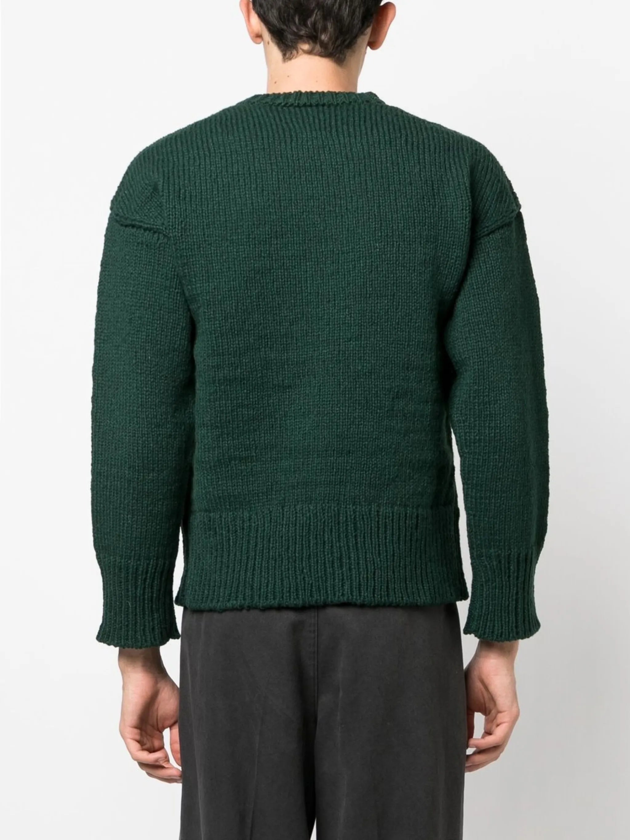 Letterman woollen jumper