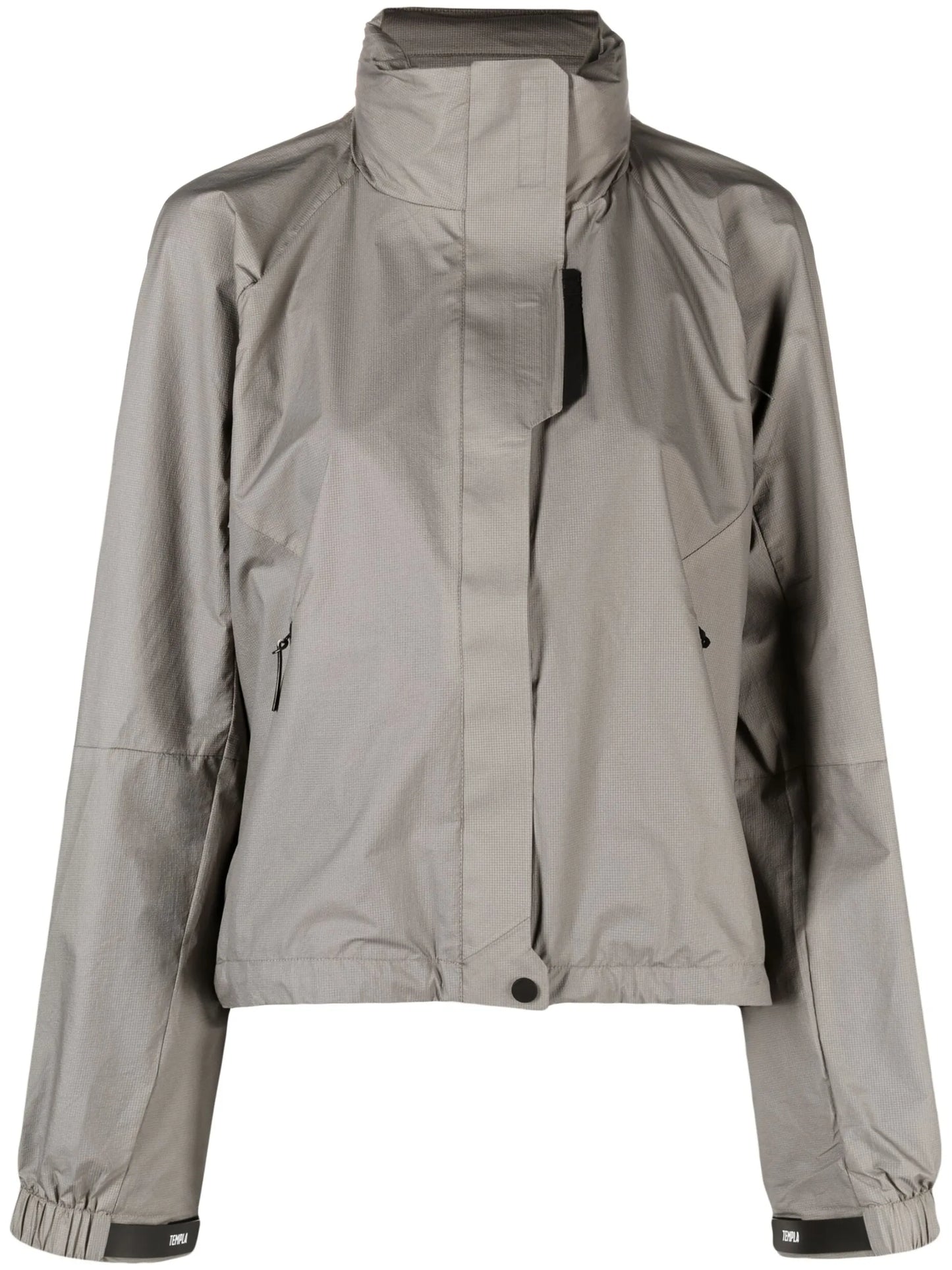 high-neck lightweight jacket