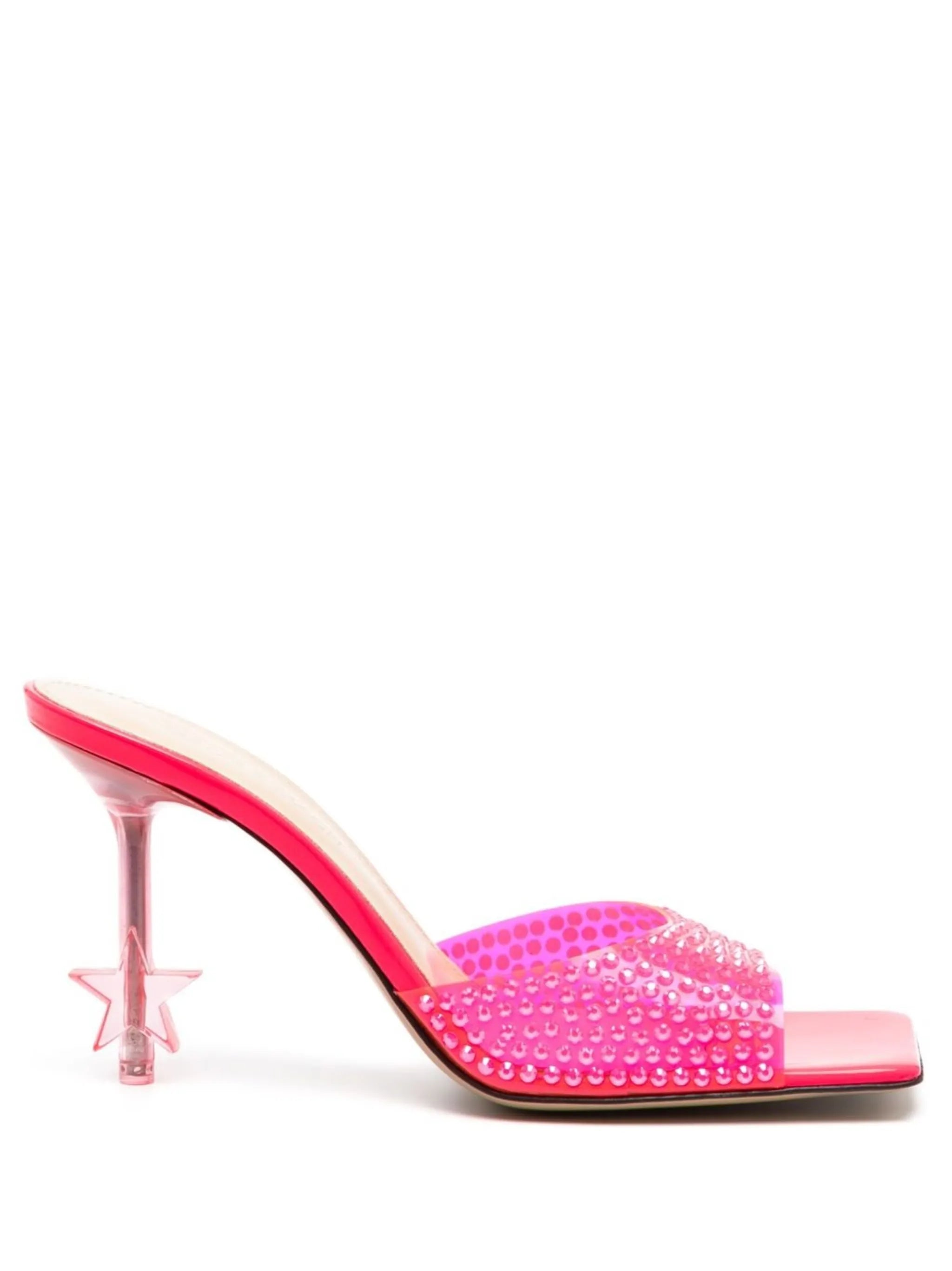 crystal-embellished star sandals