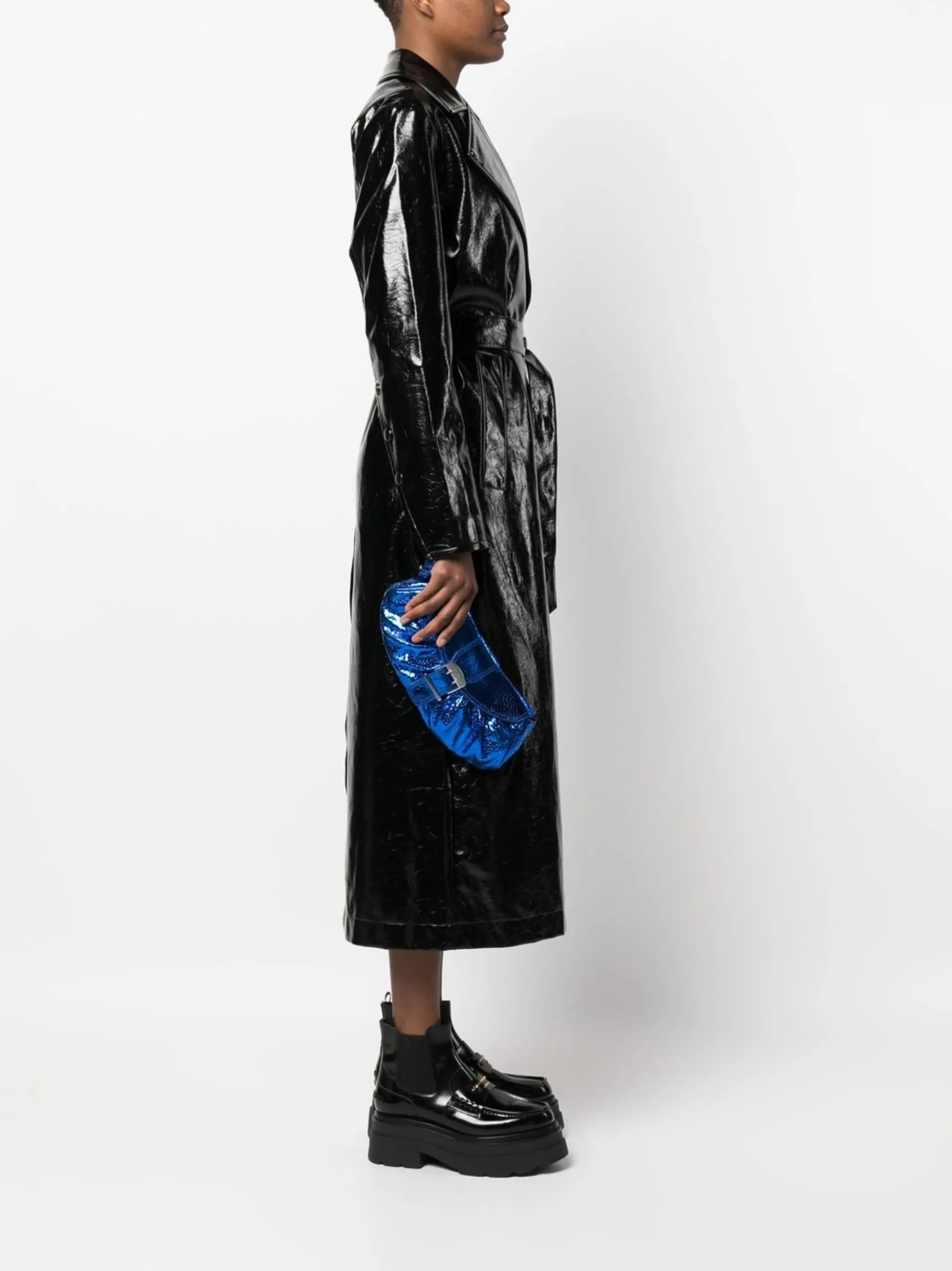 Glami metallic clutch bag