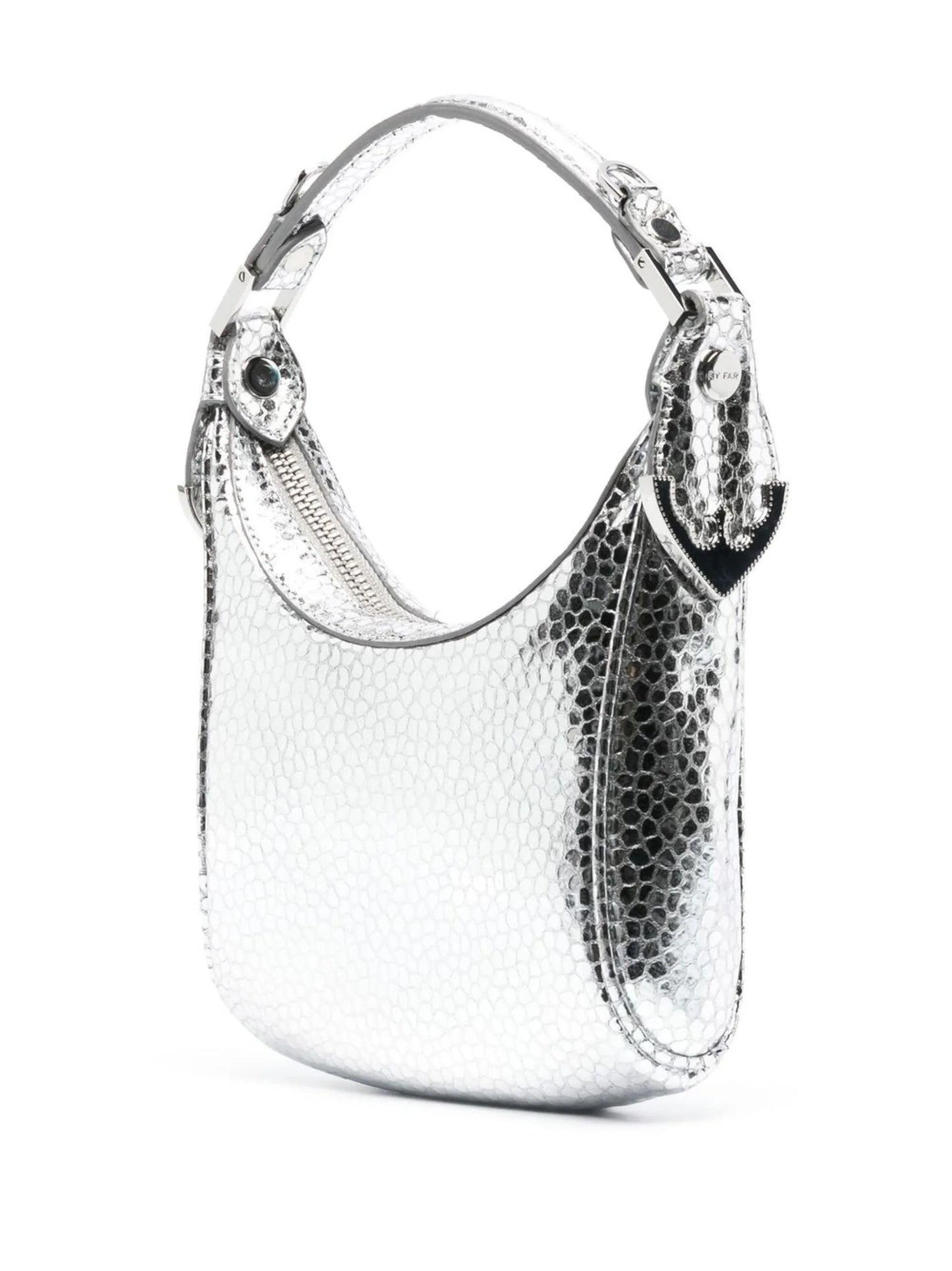 Cosmo metallic top-handle bag