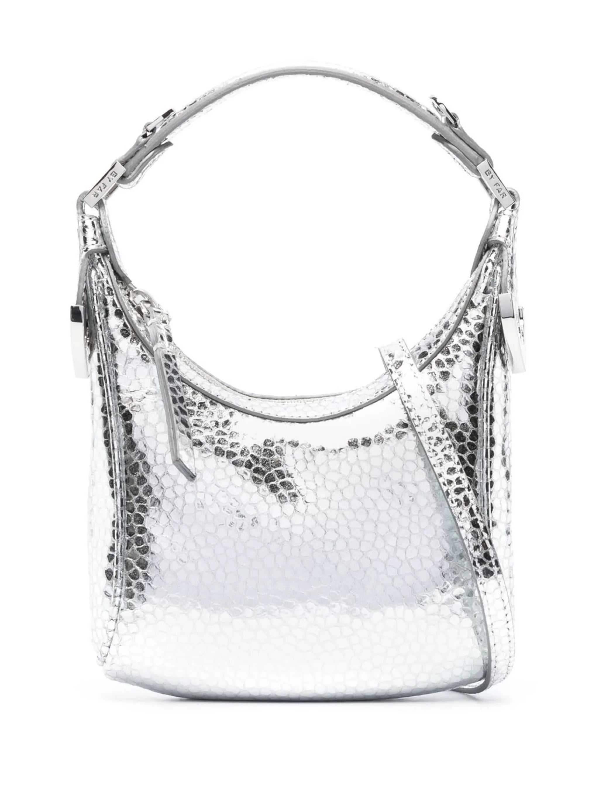 Cosmo metallic top-handle bag