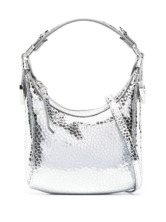 Cosmo metallic top-handle bag