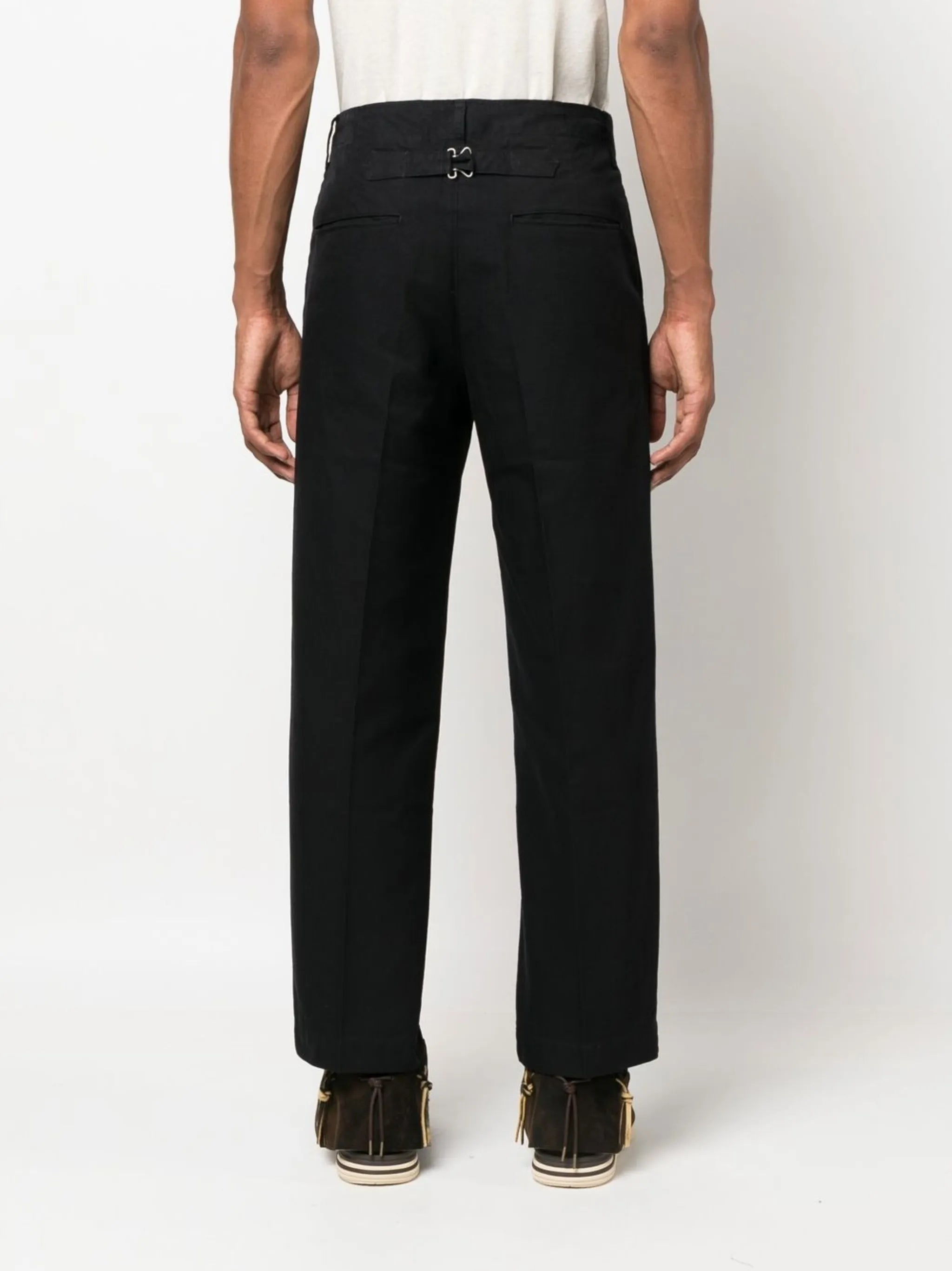 cropped cotton chinos