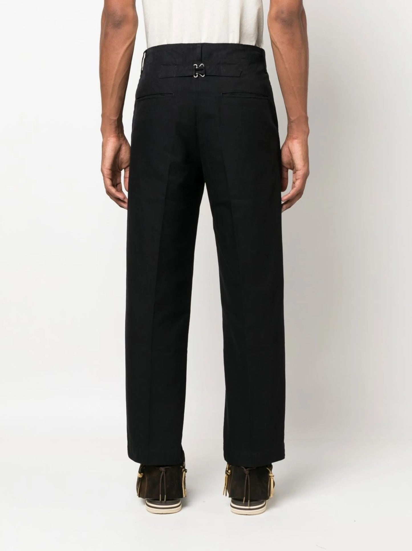 cropped cotton chinos