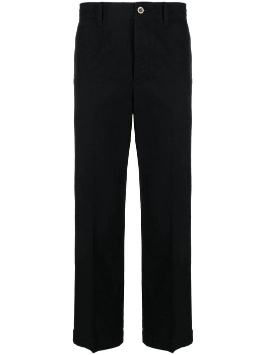 cropped cotton chinos
