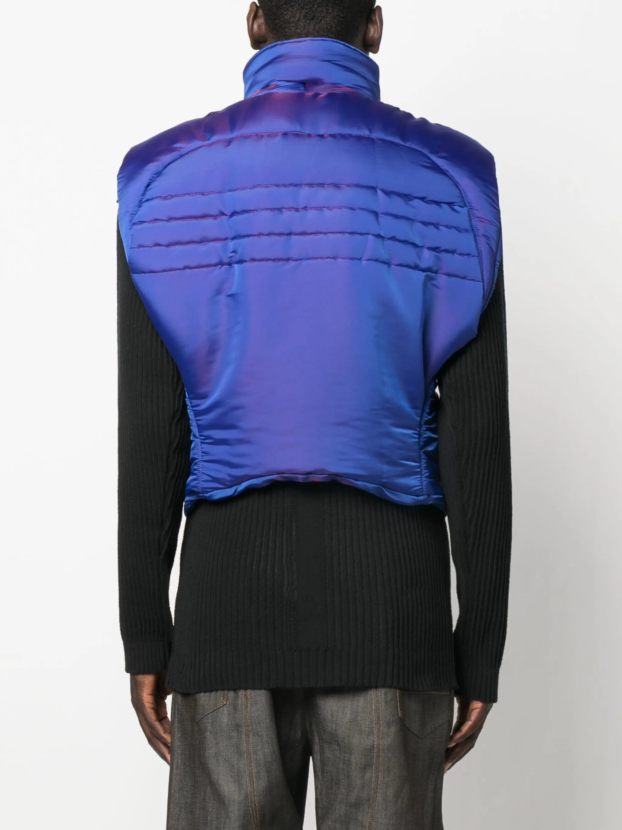 padded quilted gilet