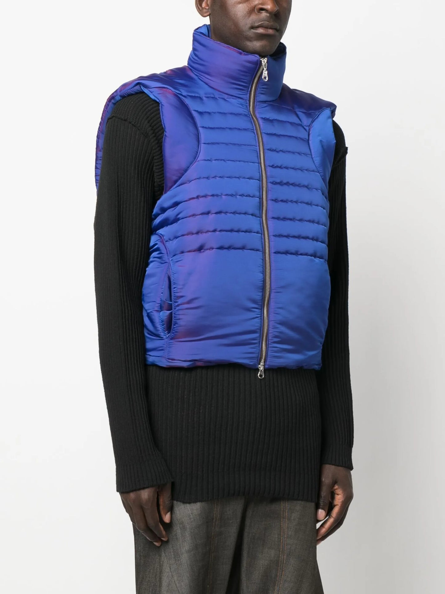 padded quilted gilet
