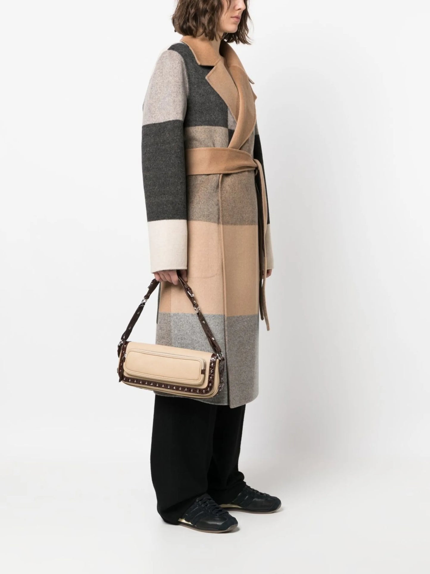 Maddy grained shoulder bag