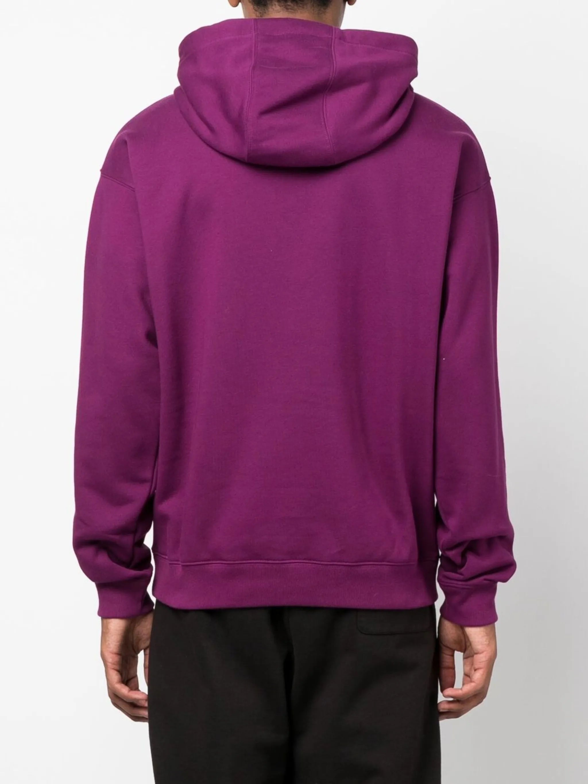 logo-appliqué drawstring hood