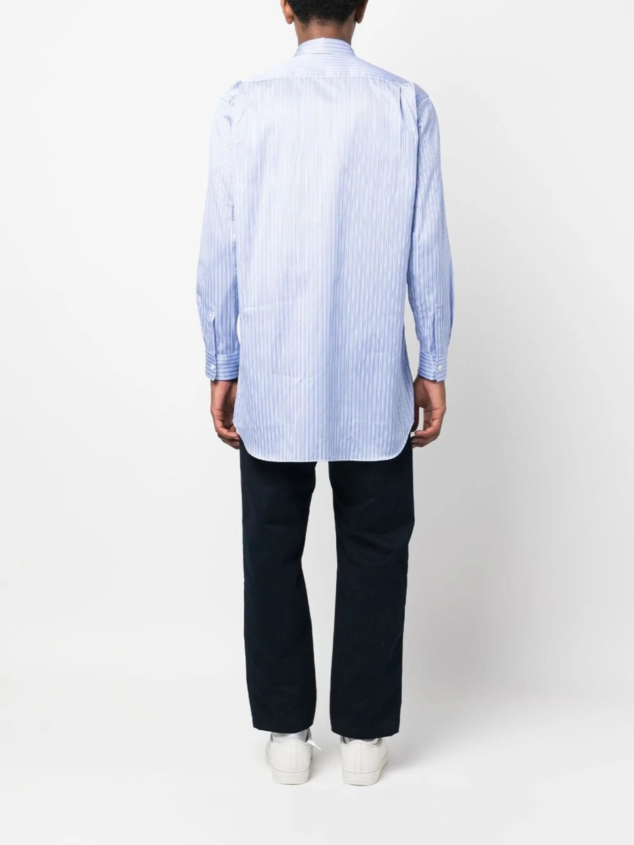 graphic-print long-sleeved shirt