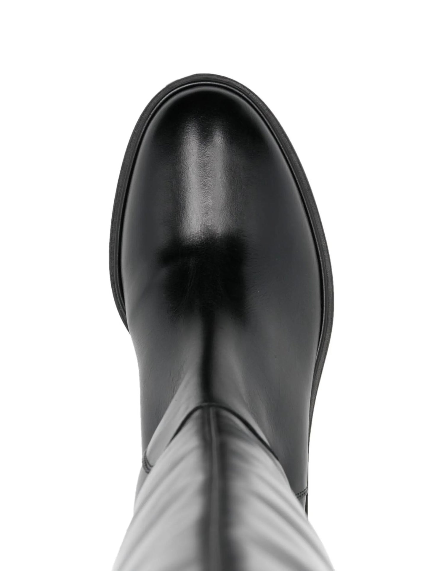 knee-high leather boots