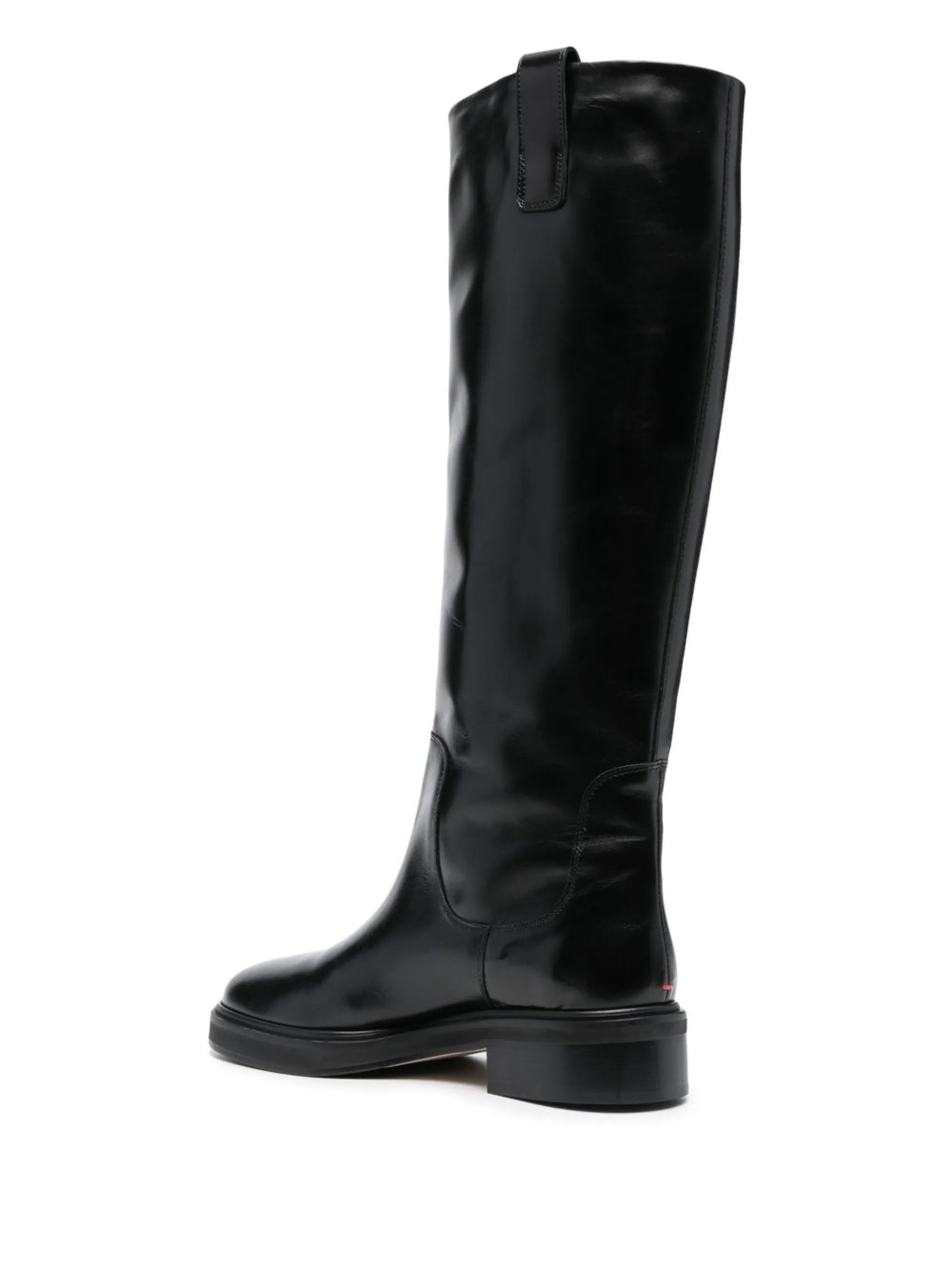knee-high leather boots
