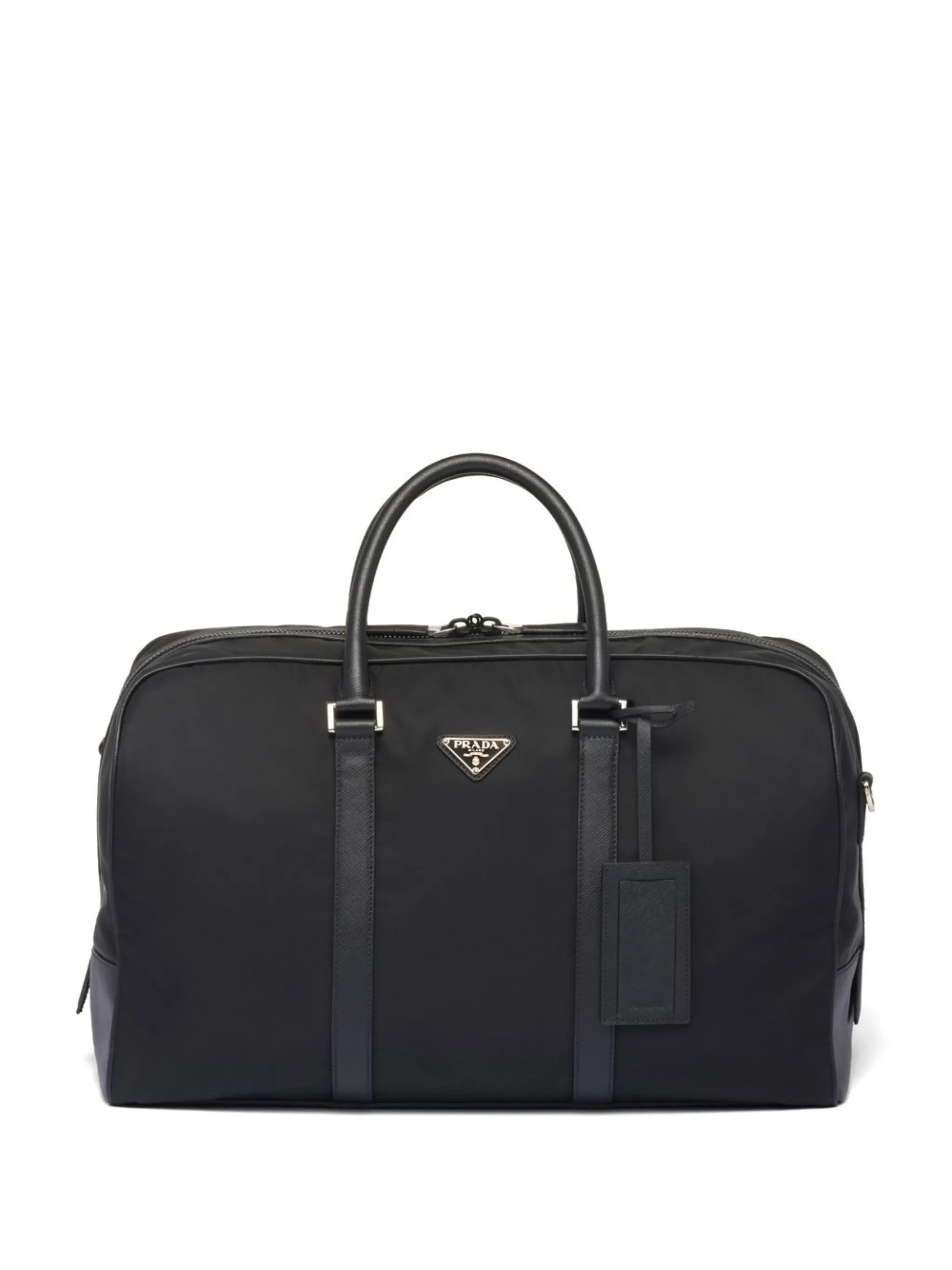 triangle logo-patch duffel bag