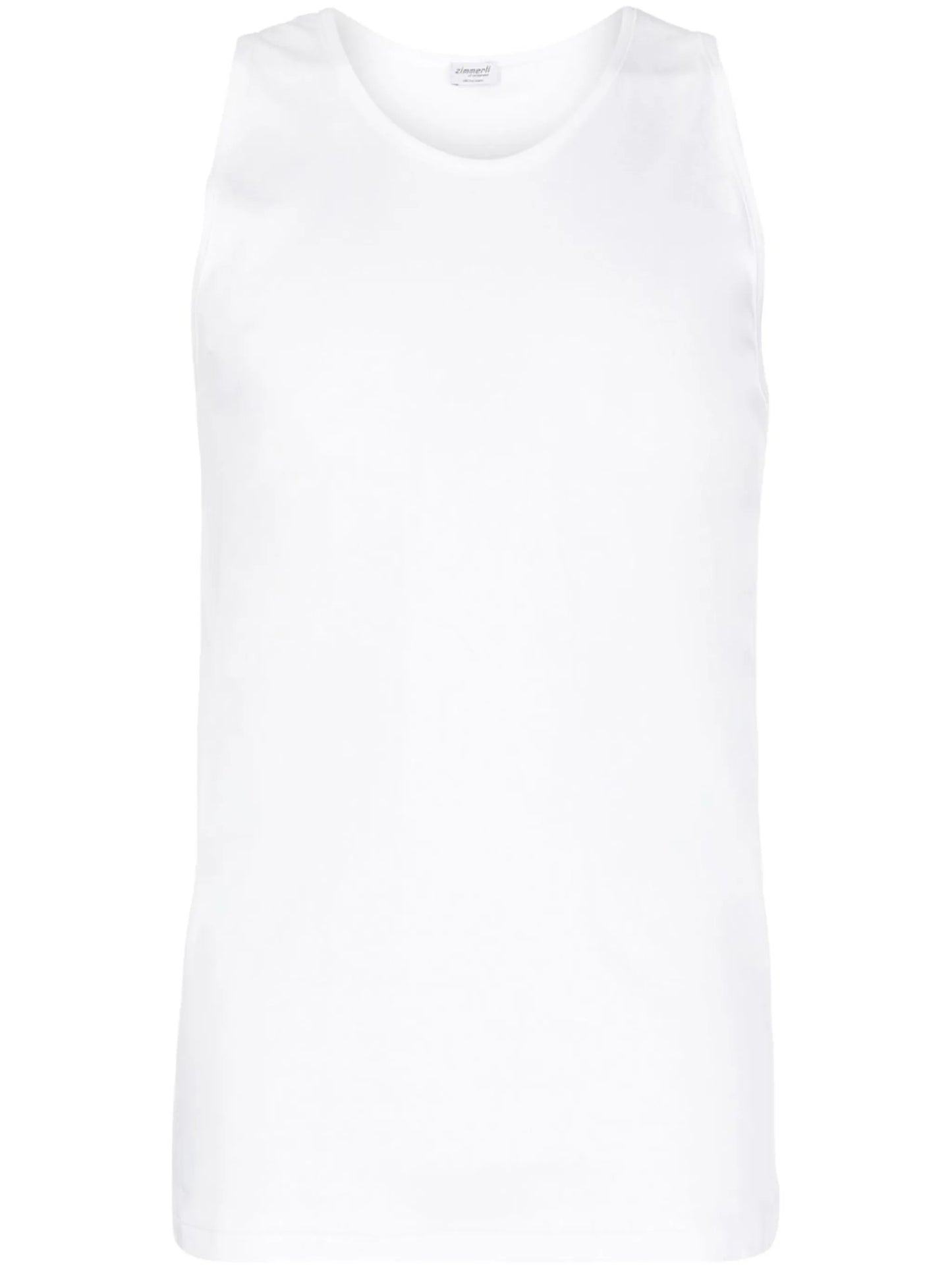 scoop-neck sleeveless tank top