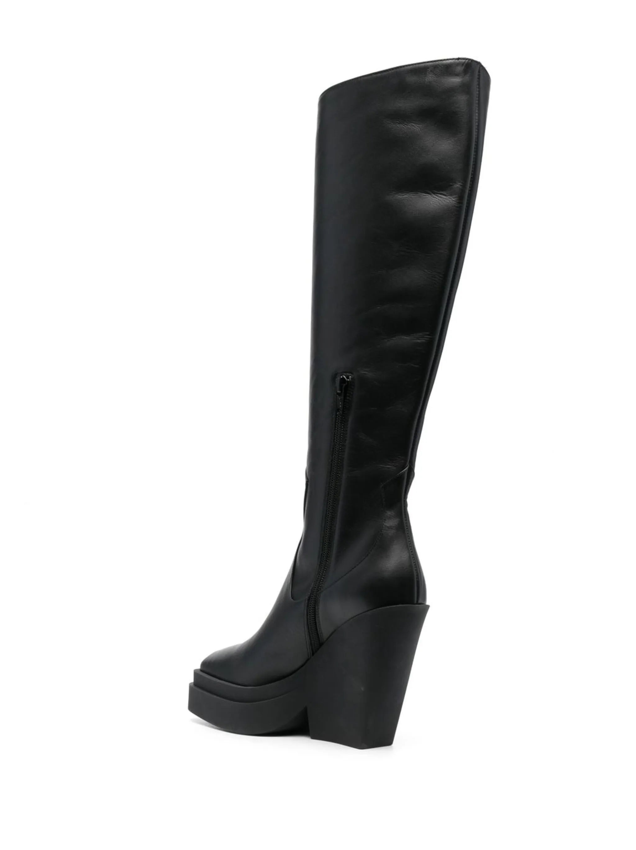 120mm knee-high leather boots