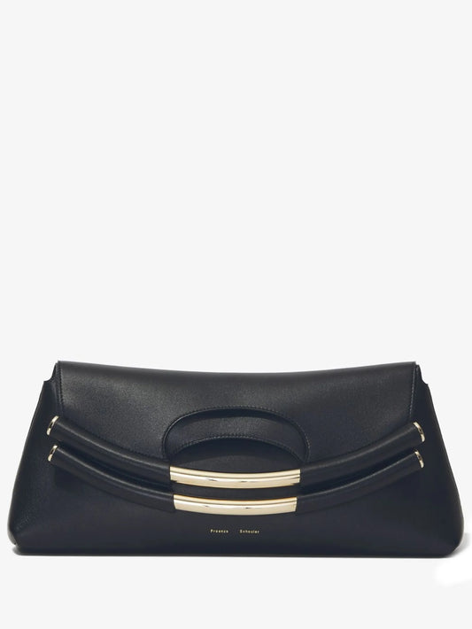 Bar leather tote bag