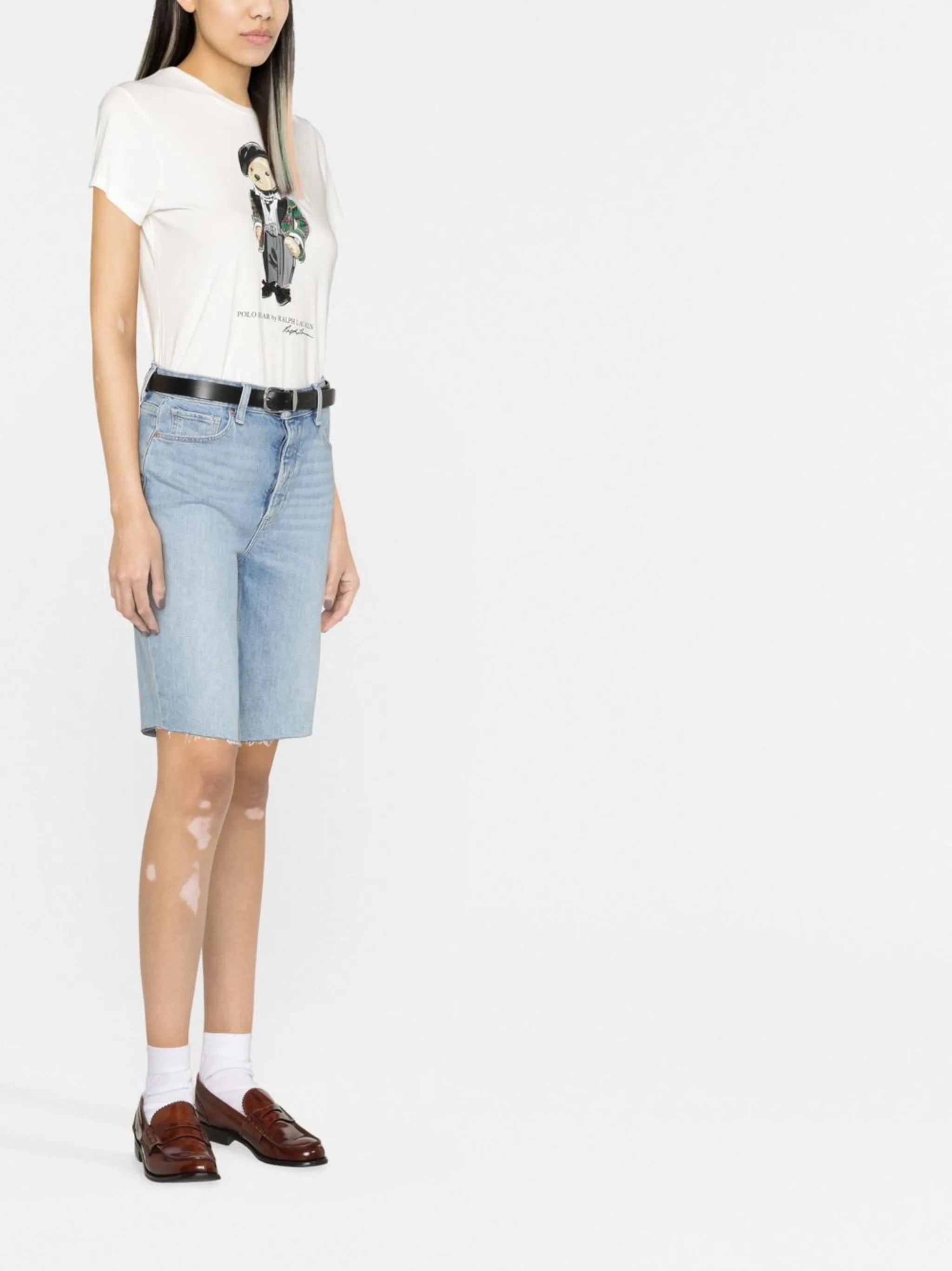 Polo Bear-print short-sleeve T-shirt