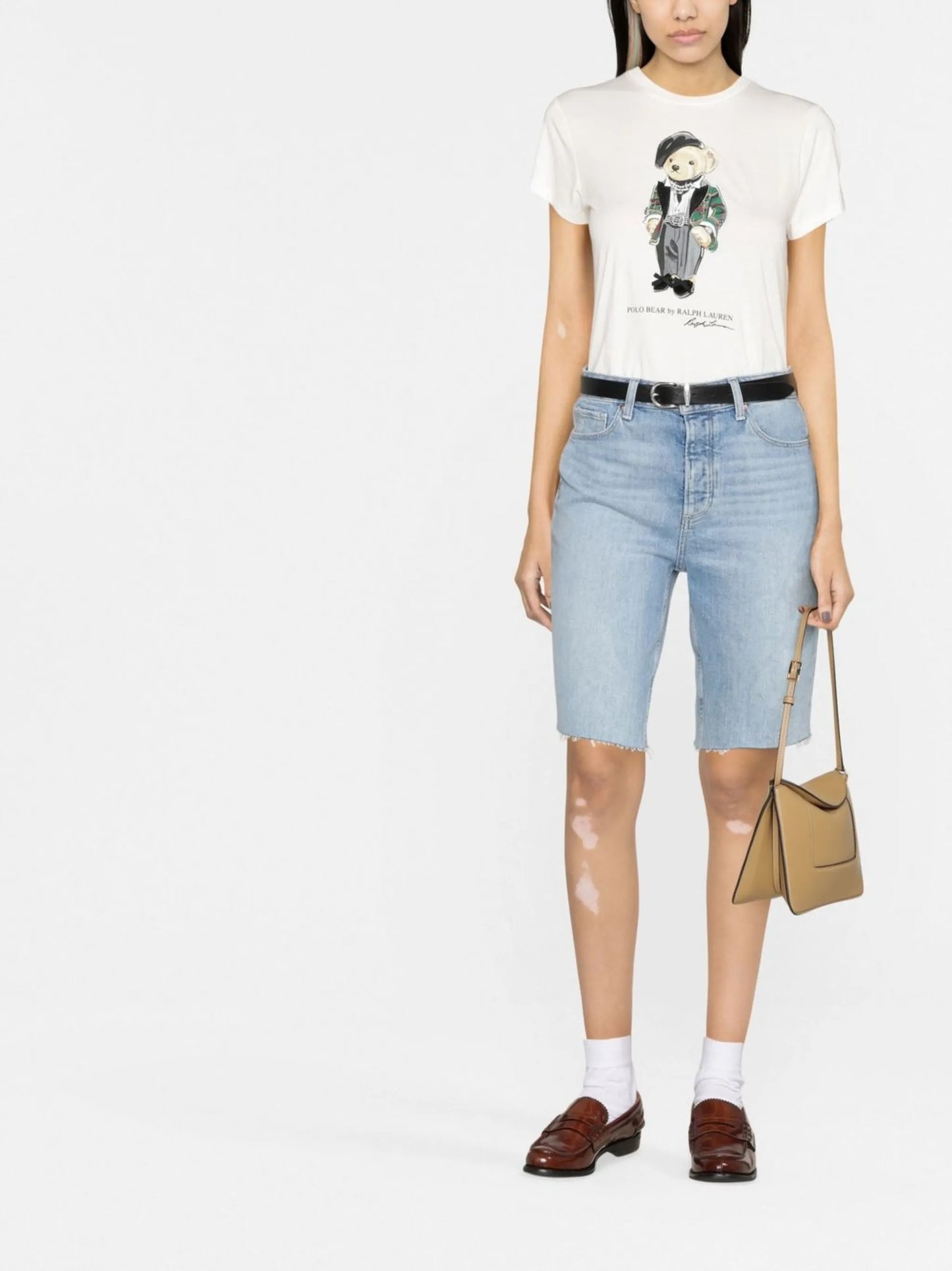 Polo Bear-print short-sleeve T-shirt