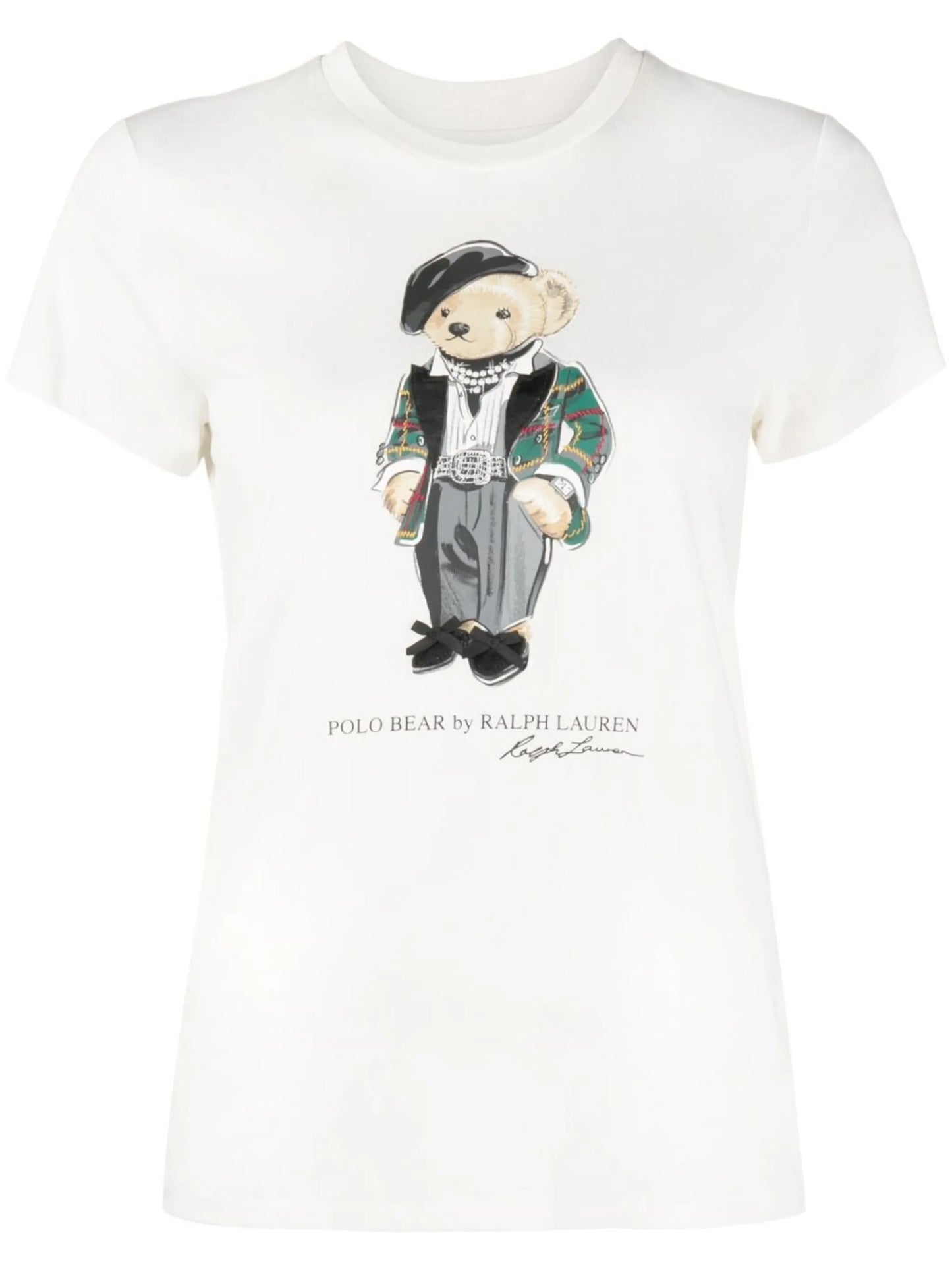 Polo Bear-print short-sleeve T-shirt