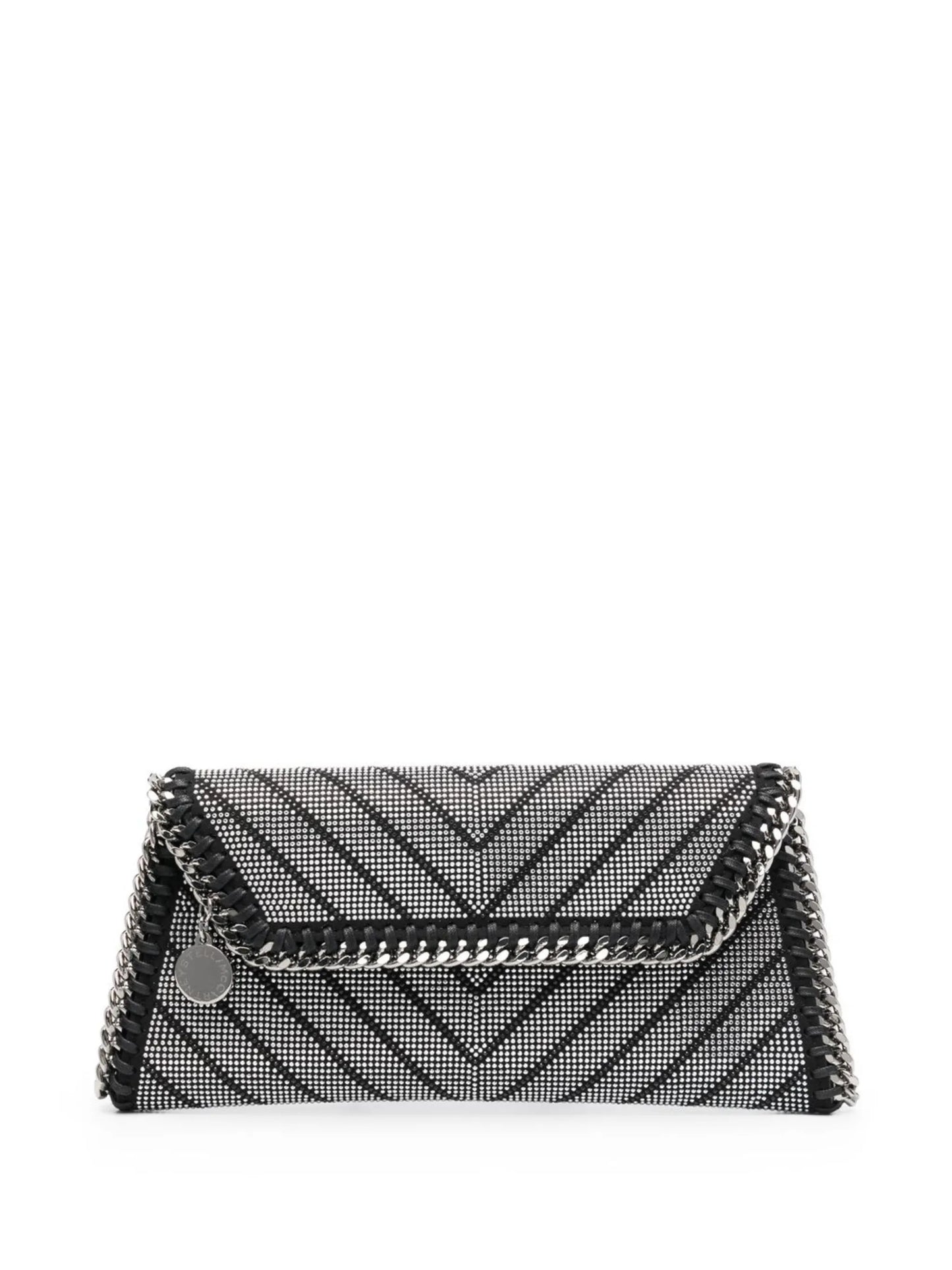 crystal-embellished clutch bag