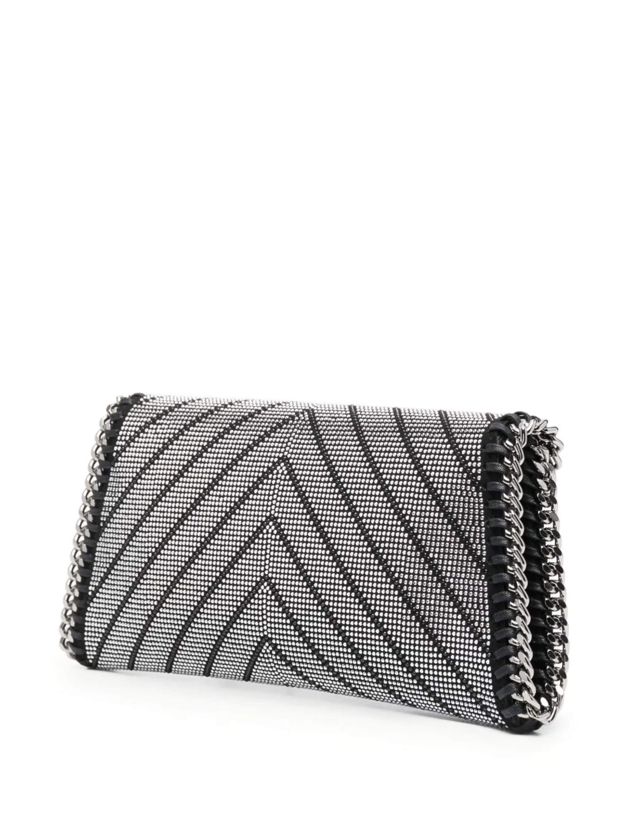 crystal-embellished clutch bag