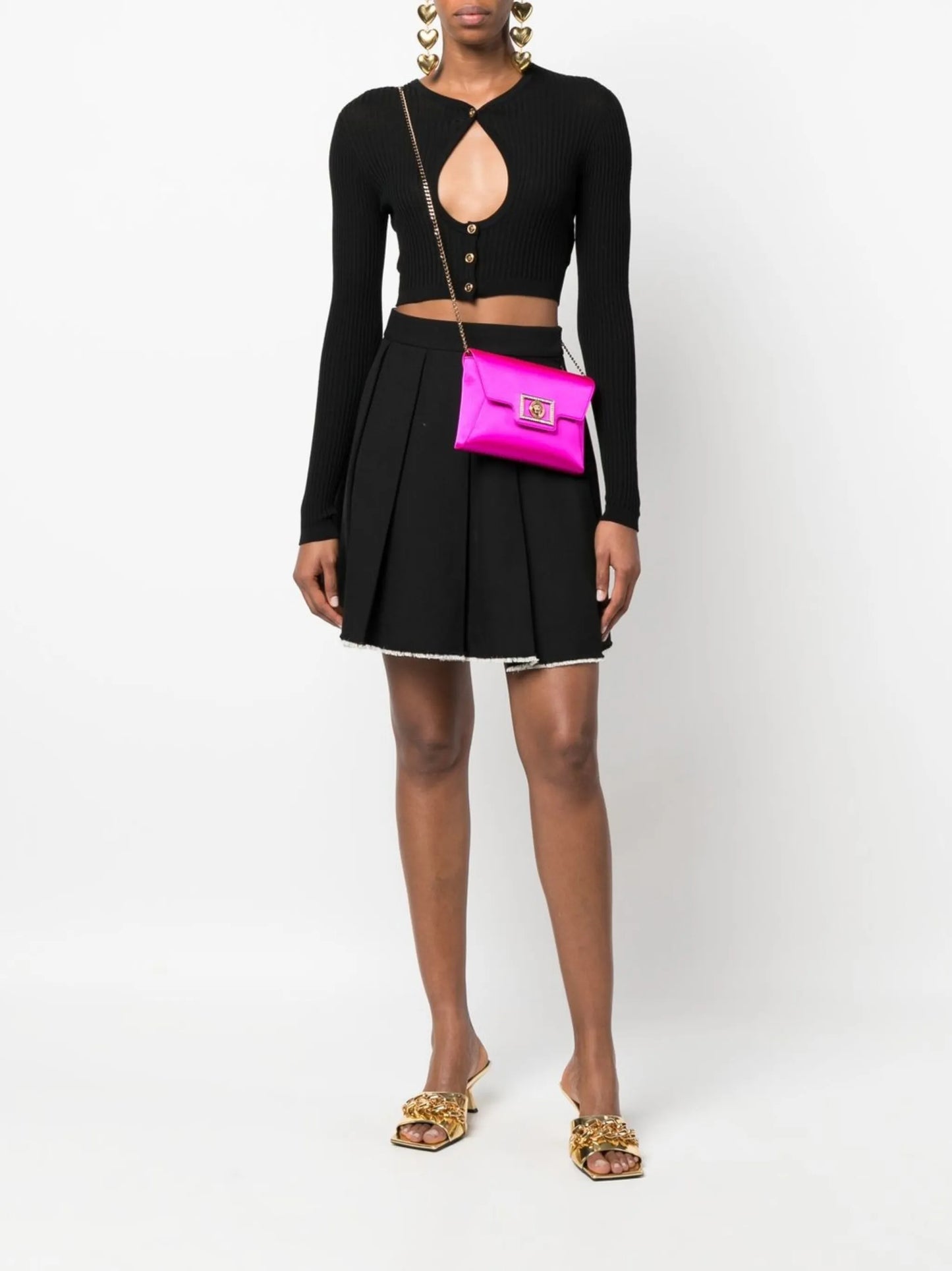 logo-plaque crossbody bag