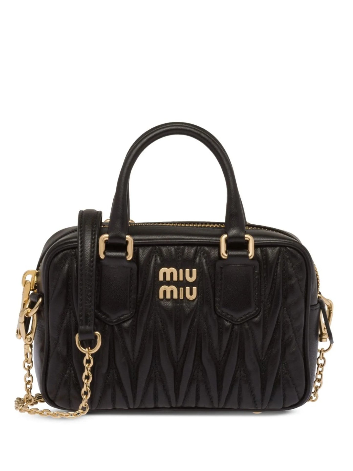 Matelassé mini tote bag