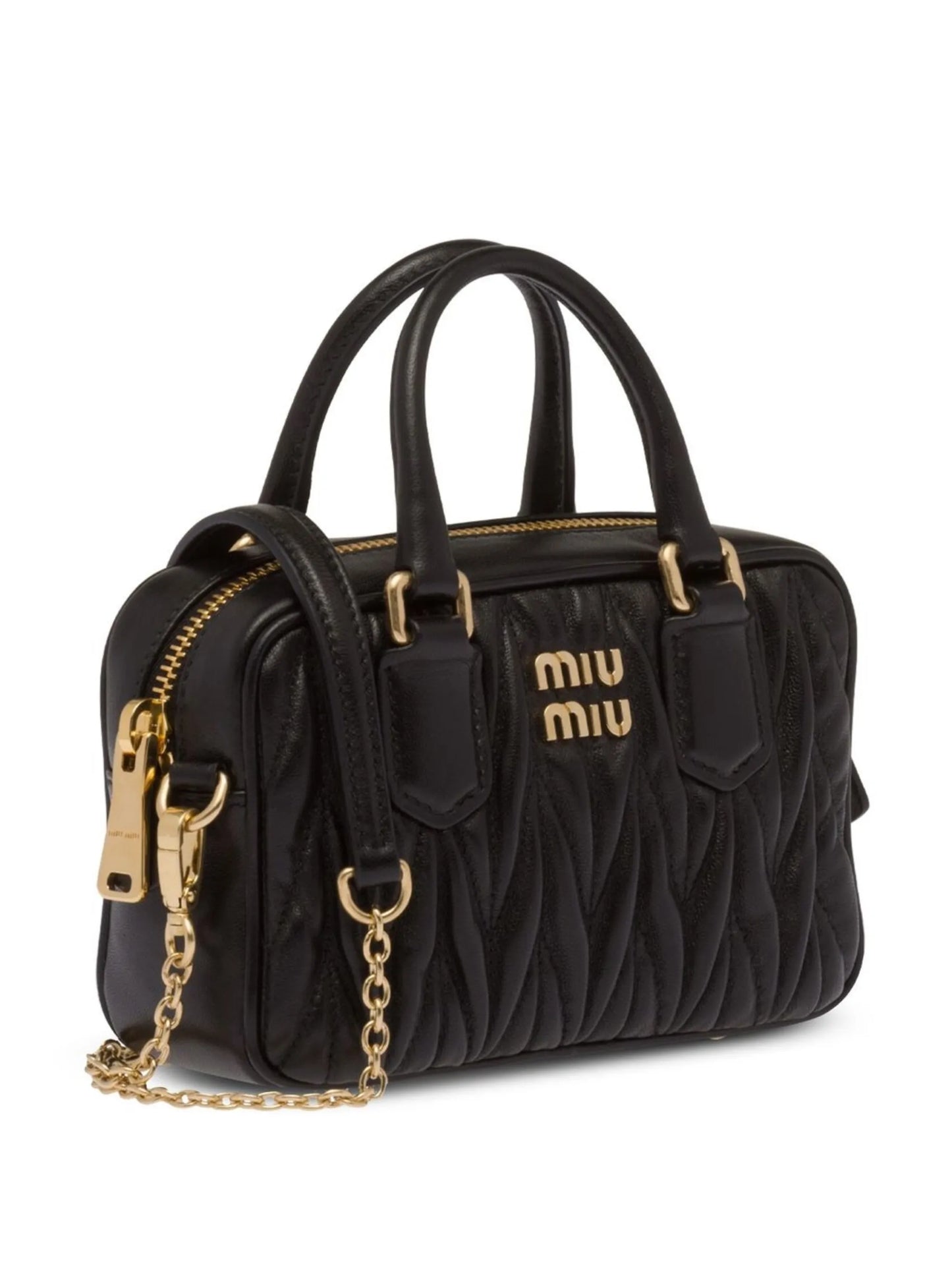 Matelassé mini tote bag