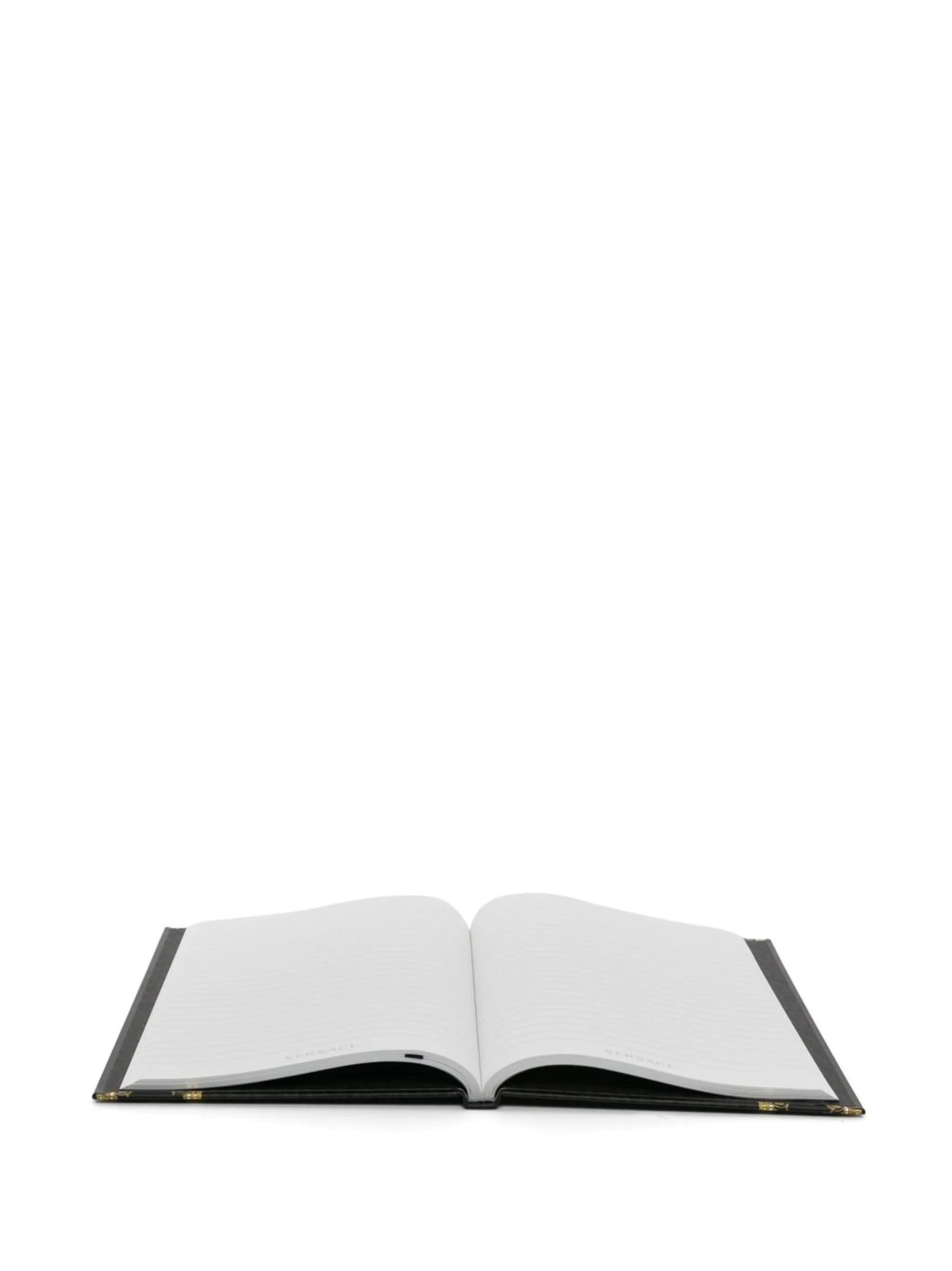 Barocco logo-print notebook