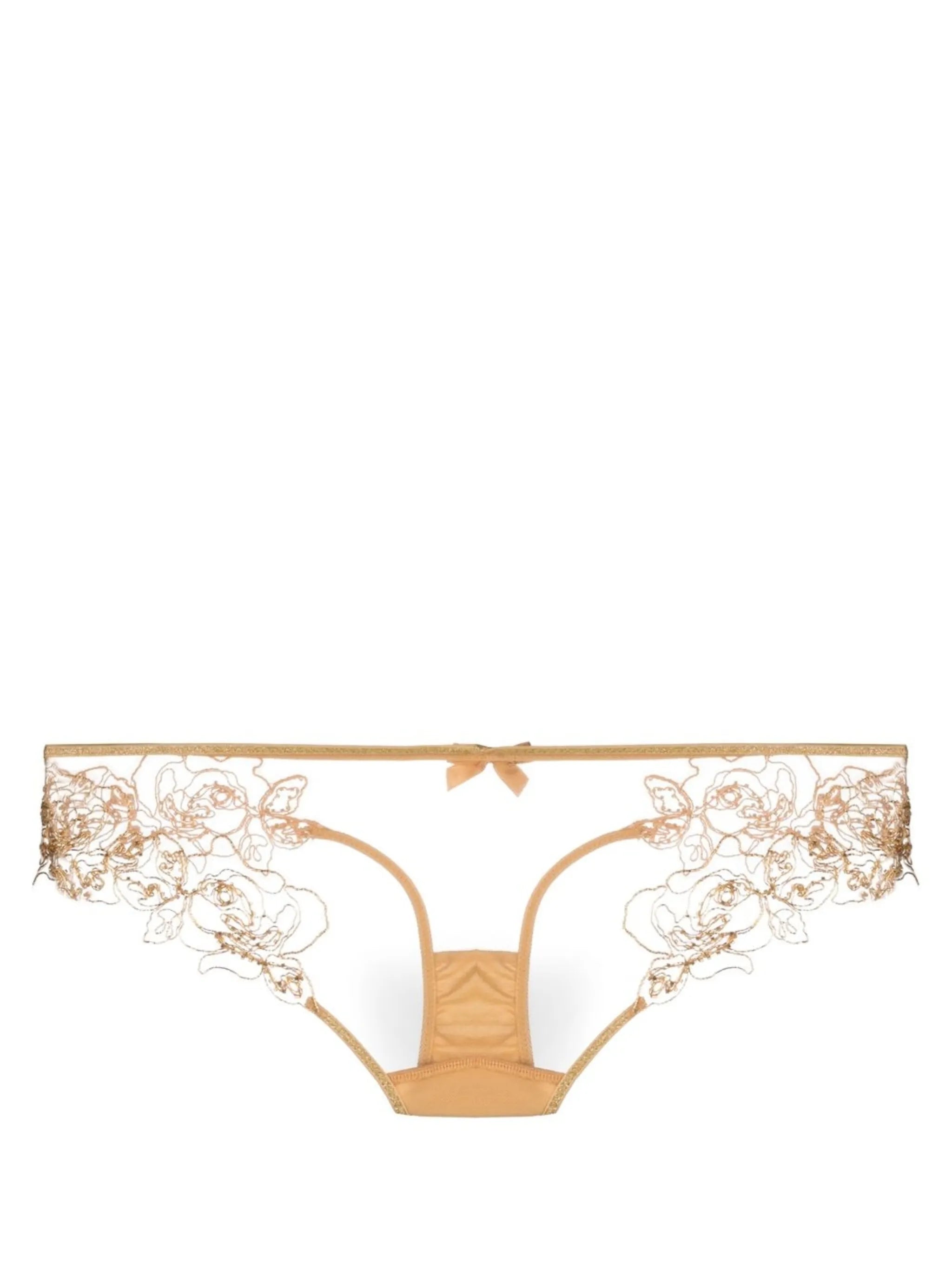 Lindie floral-lace briefs