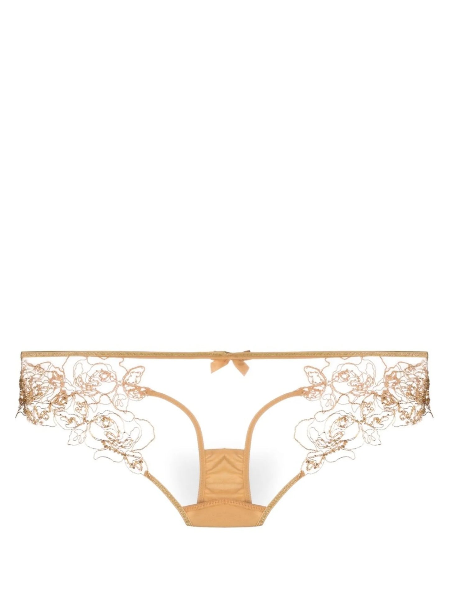 Lindie floral-lace briefs