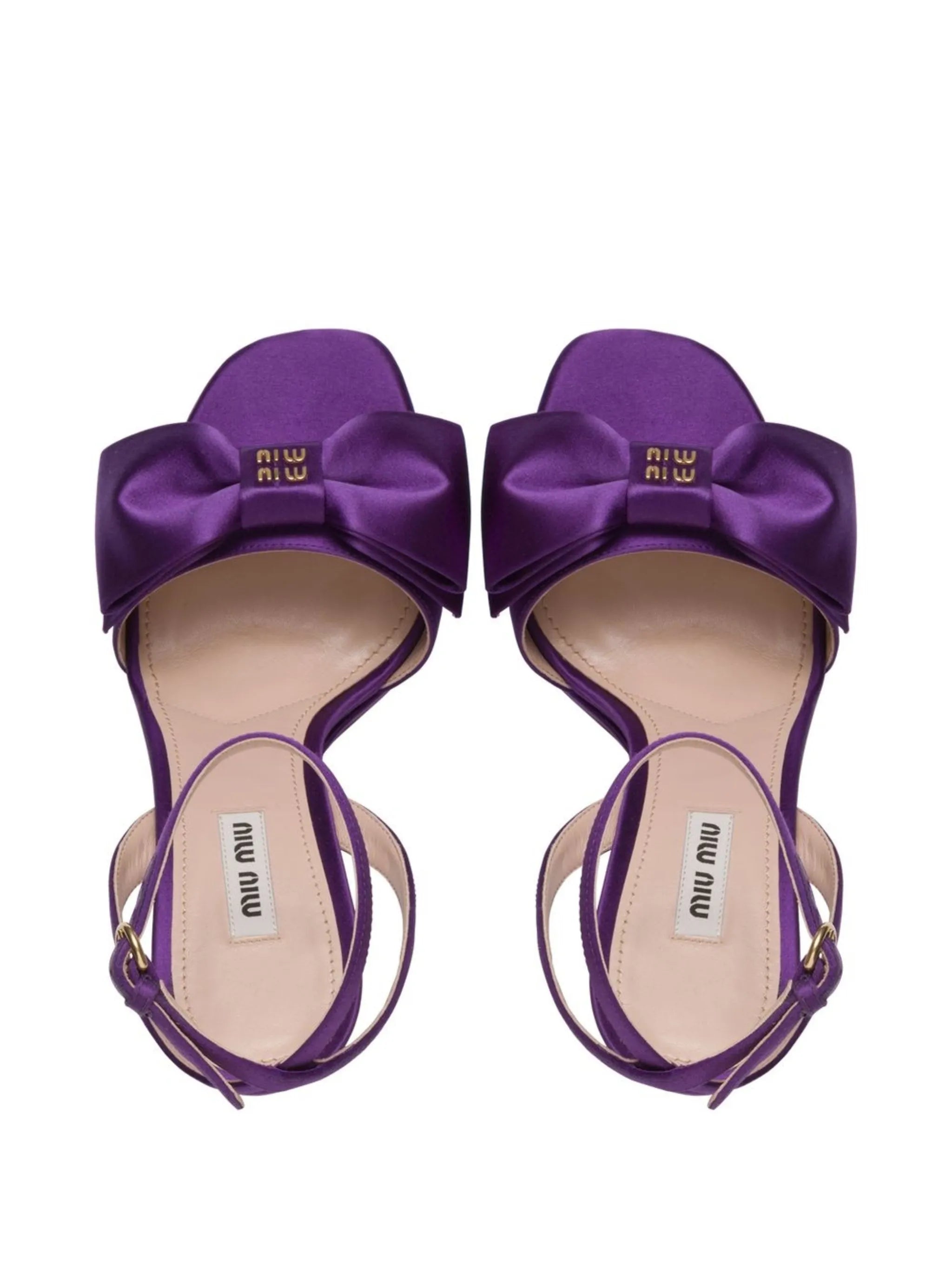 platform bow-front sandals