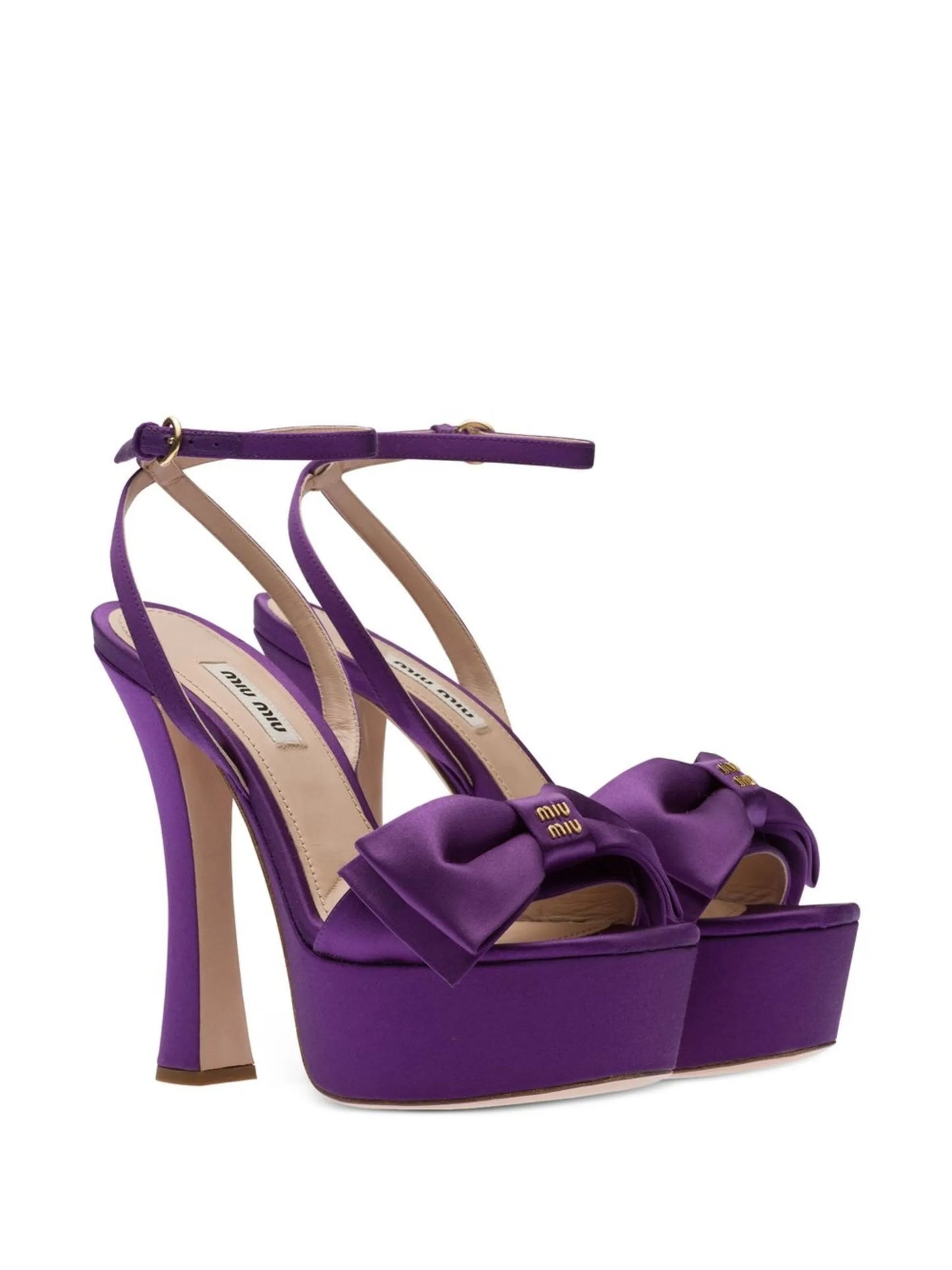 platform bow-front sandals