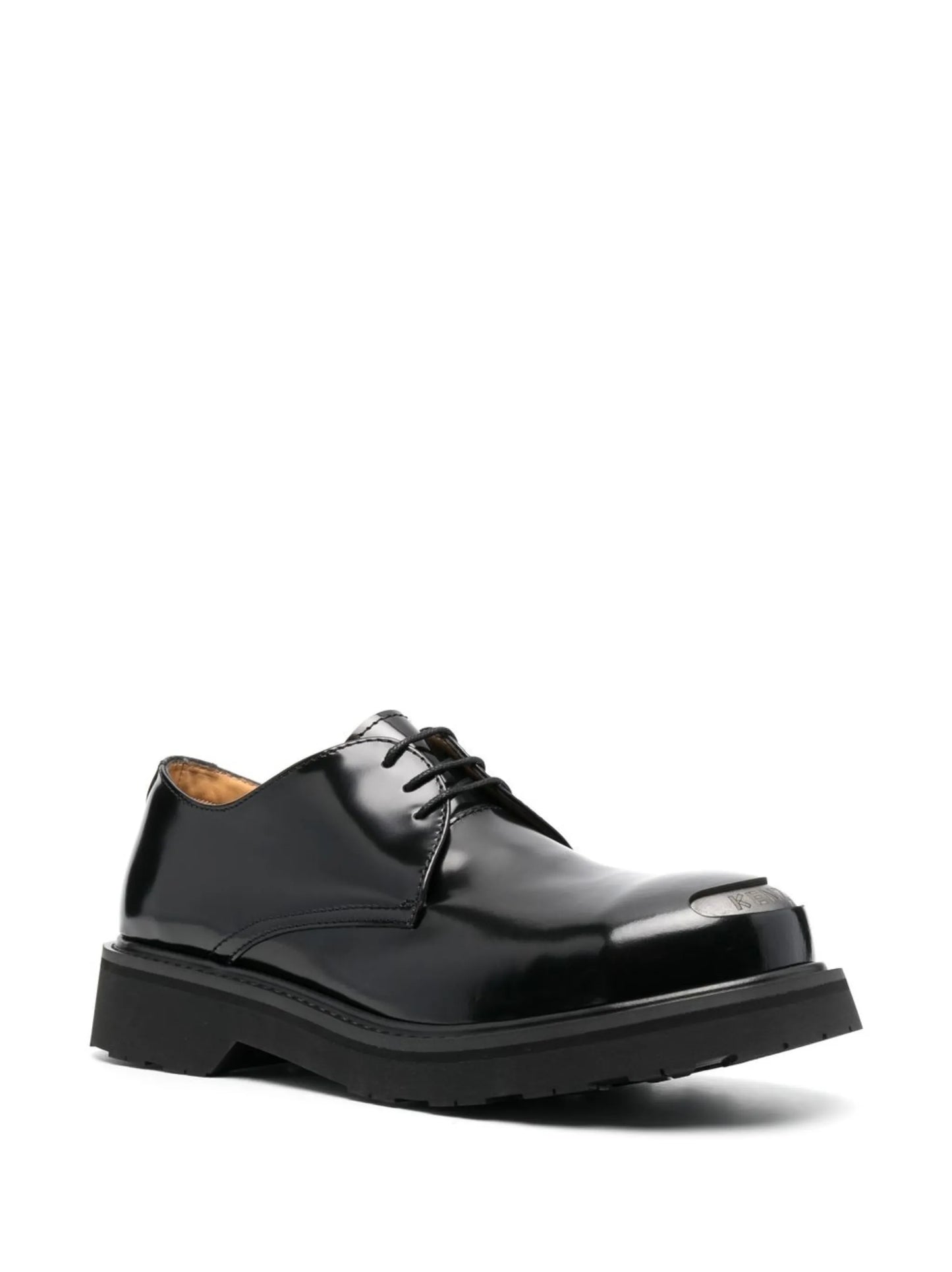 Kenzosmile leather derby shoes